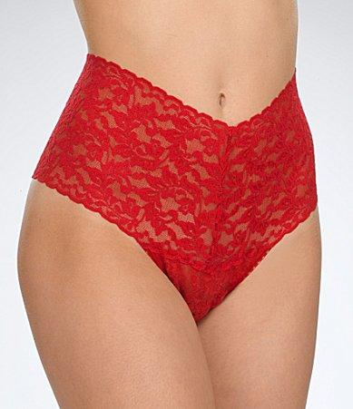 Signature Lace Retro Thong Product Image