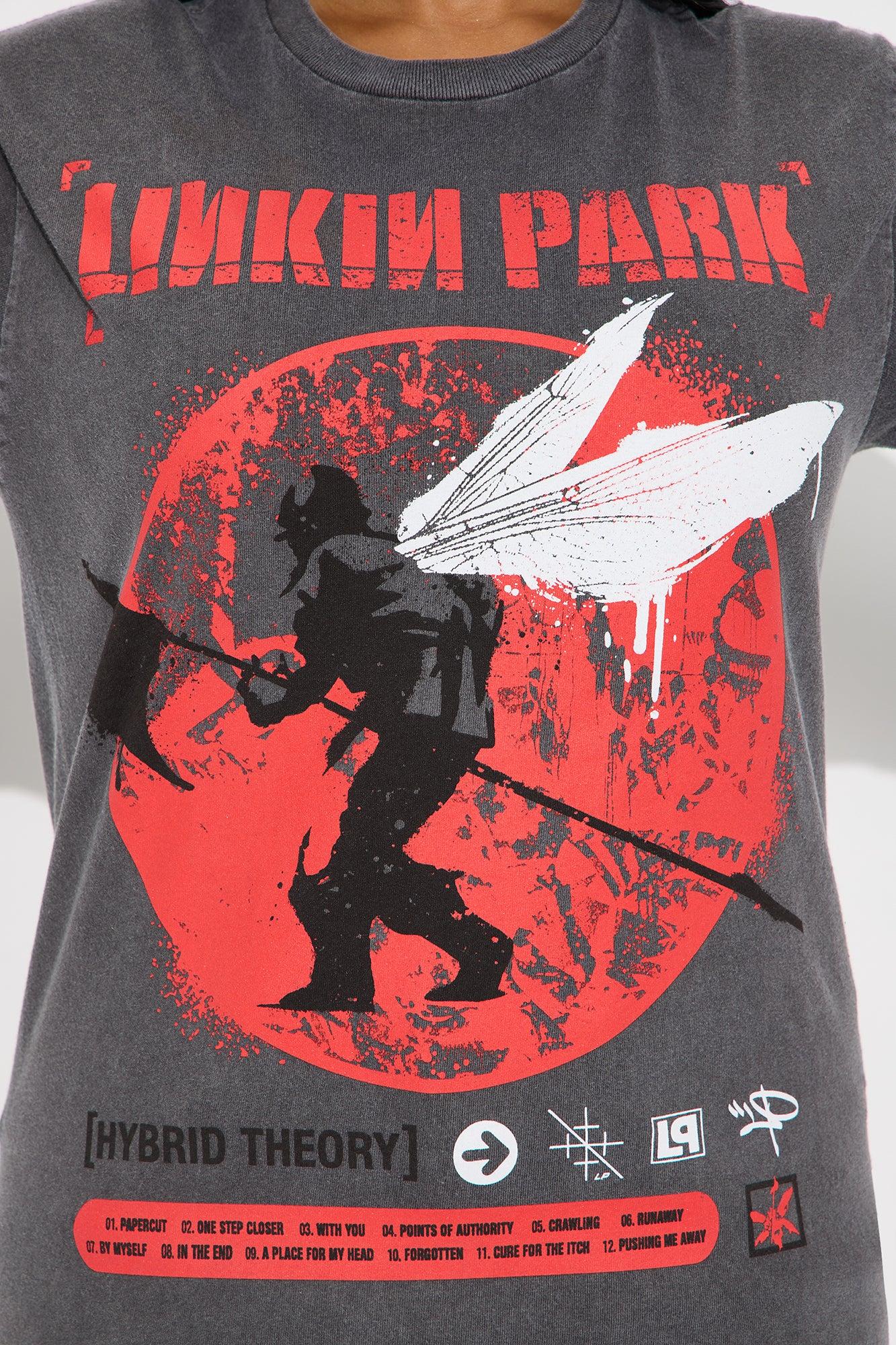 Linkin Park Washed Tee - Charcoal Female Product Image