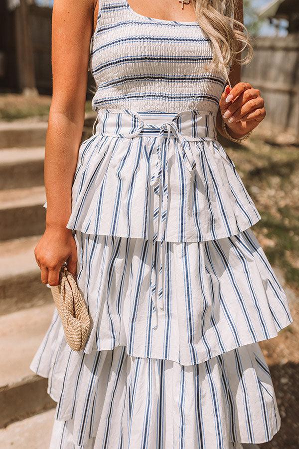 Bay Breeze Tiered Midi Dress Product Image