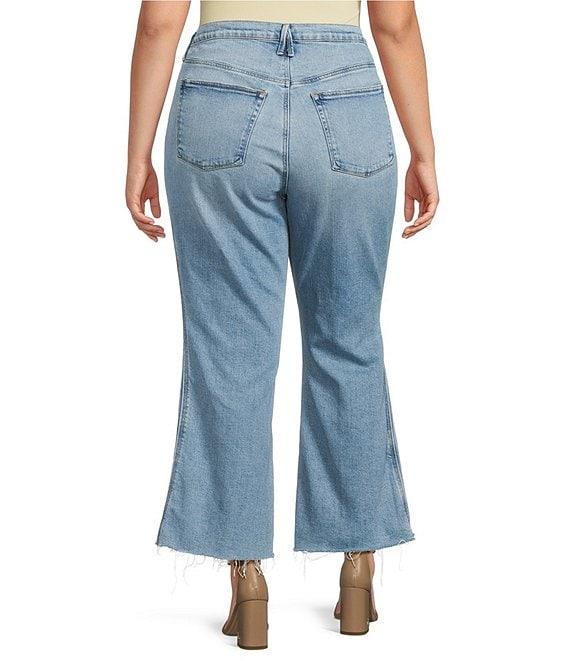 Good American Plus Good Standard High Rise Kick Flare Jeans Product Image
