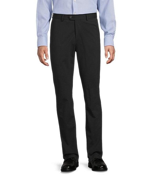 Daniel Cremieux Signature Label Flat Front Solid Travel Pants Product Image