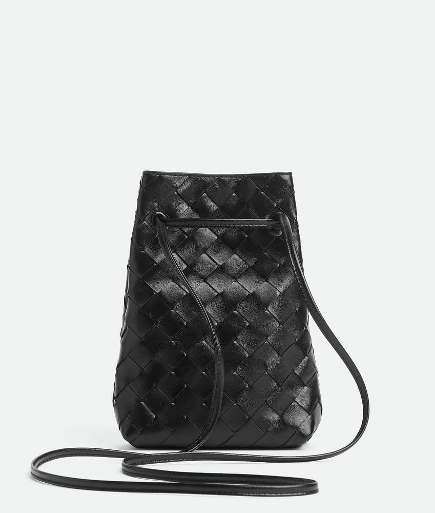 Women's Intrecciato Pouch in Black Product Image