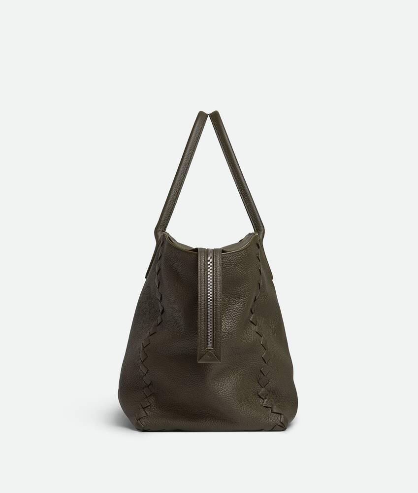 Men's Large Zipped Cabat in Kaki Product Image