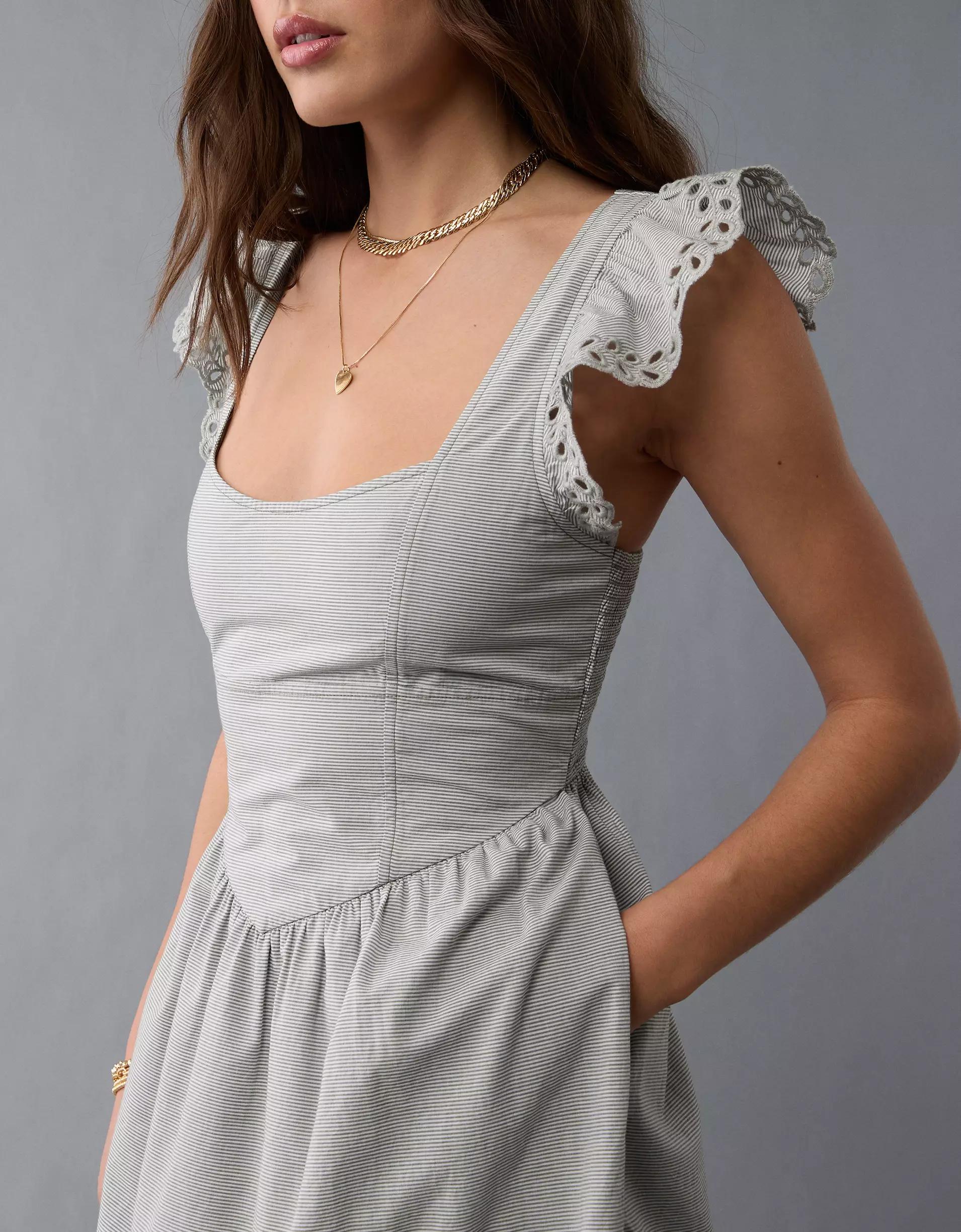 AE V-Waist Corset Mini Dress Product Image