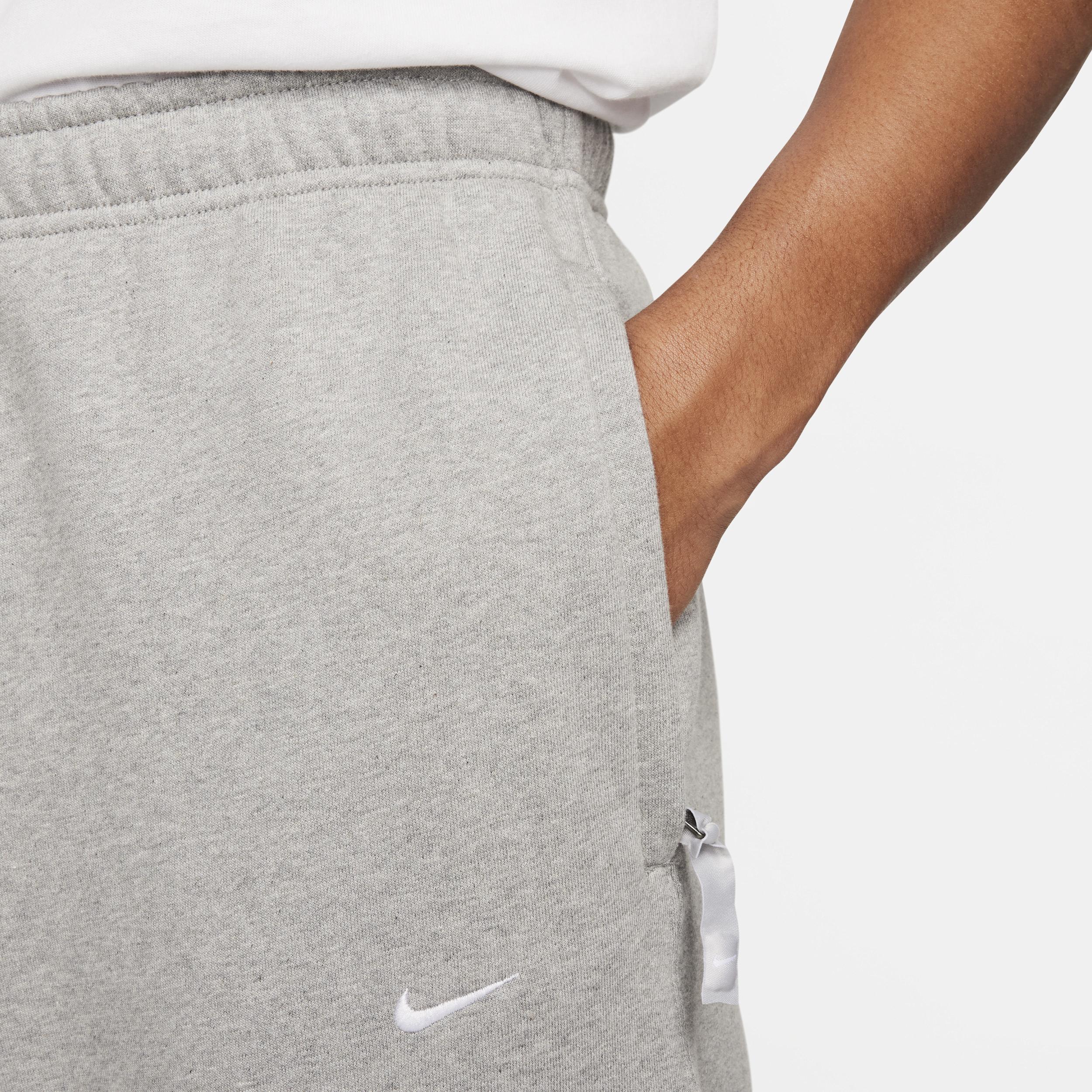 Nike Solo Swoosh Men's Open-Hem Fleece Pants Product Image