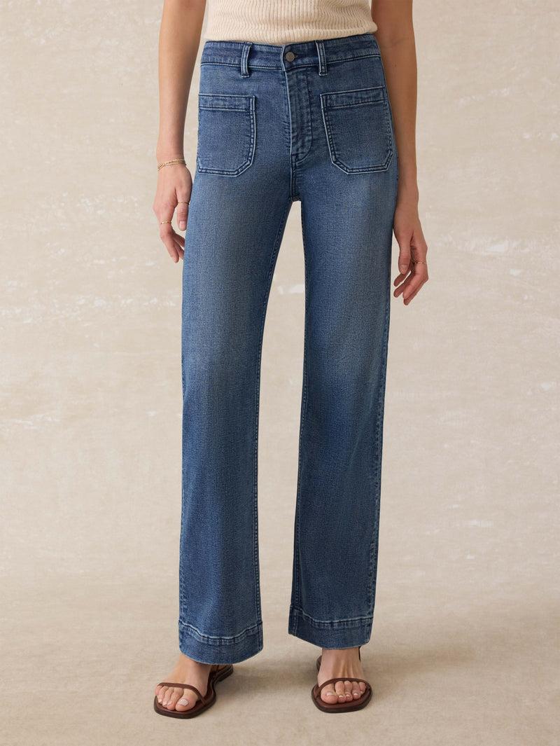 Stretch Terry Patch Pocket Pant - Riverton Wash Product Image
