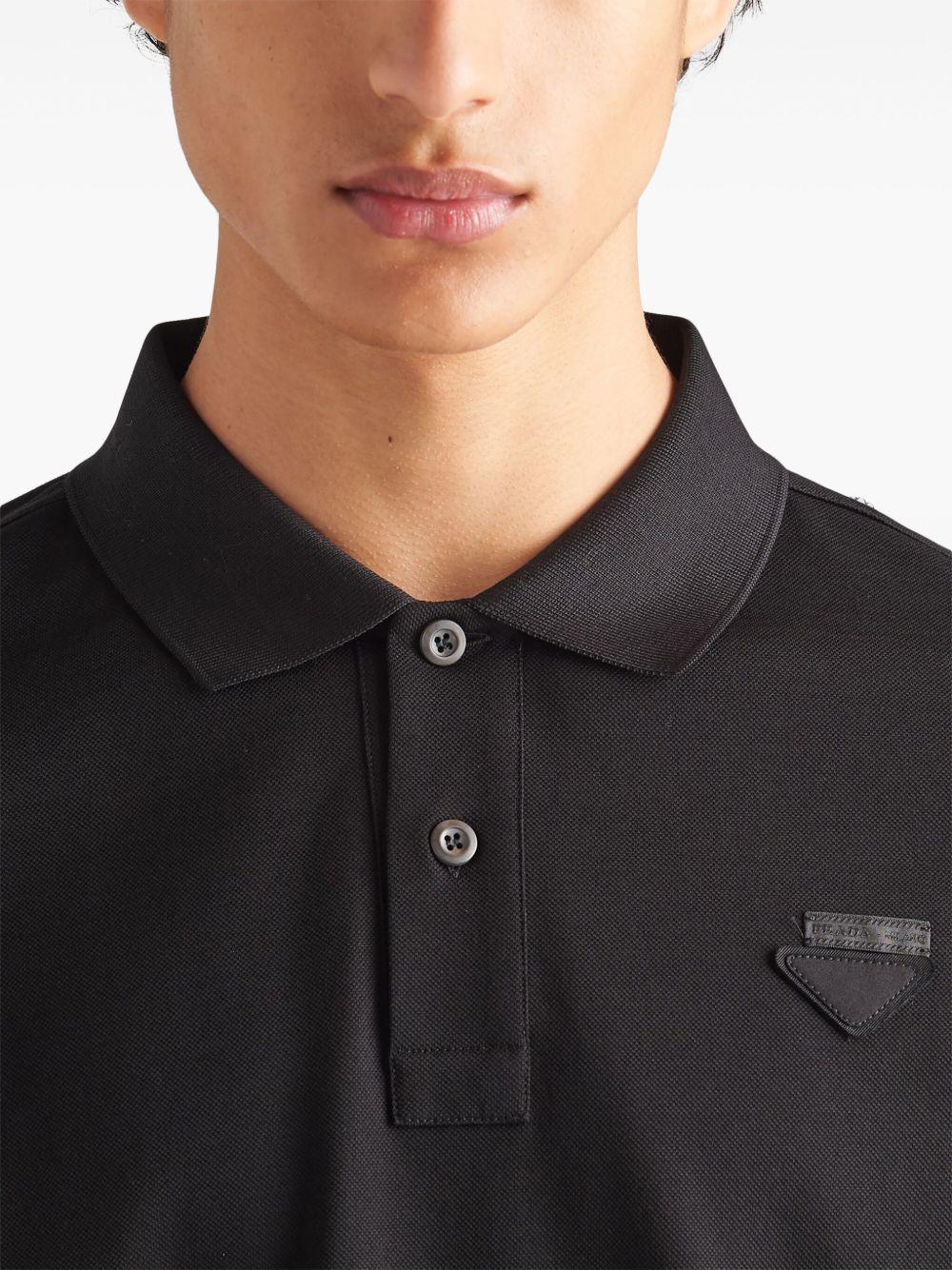 piqué short-sleeve polo shirt Product Image