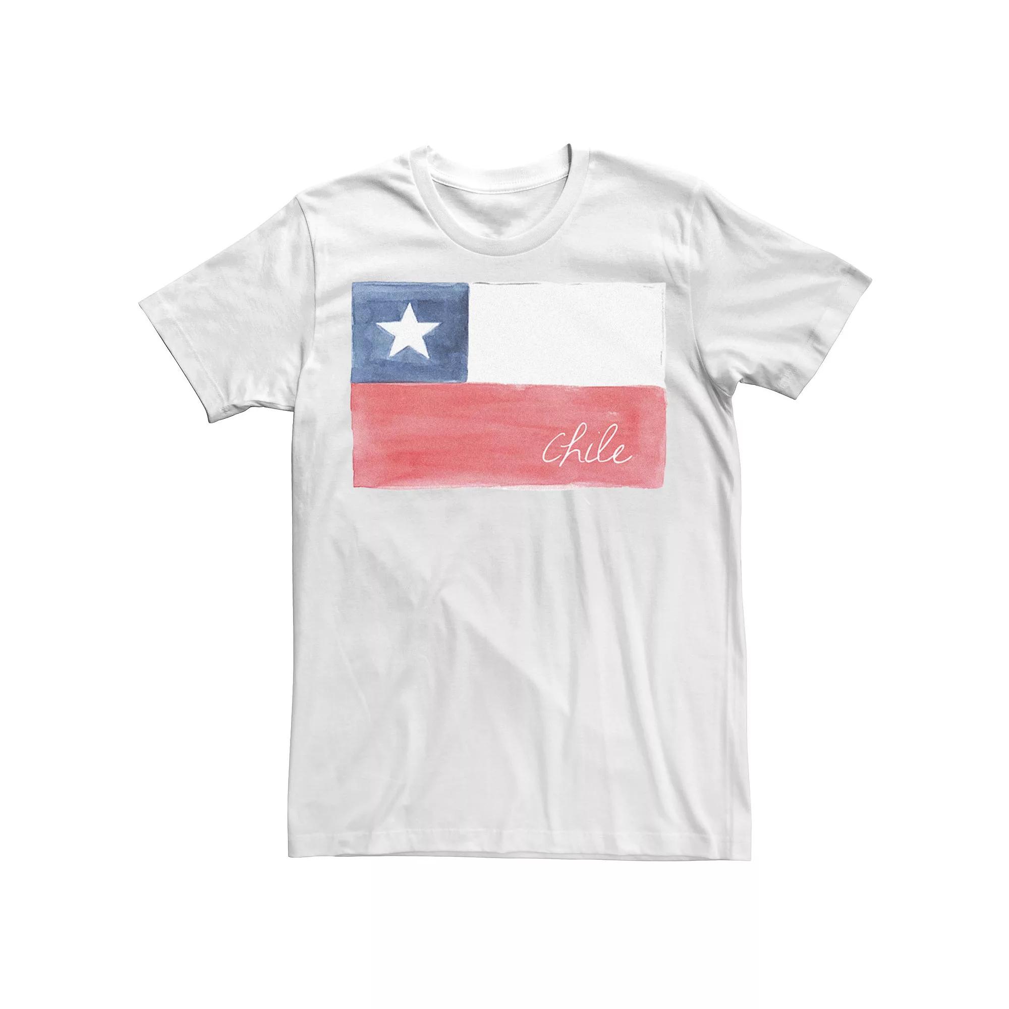Men's HHM Chile Flag Watercolor Tee,  Product Image