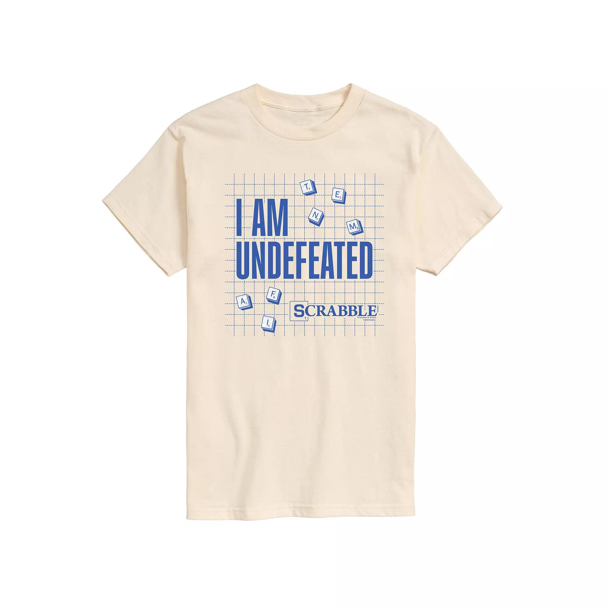 Men's Scrabble I Am Undefeated Graphic Tee by Hasbro,  Product Image