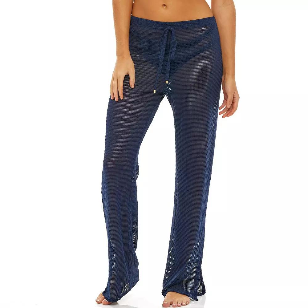 Women's Jordan Taylor Textured Mesh Swim Cover-Up Pants,  Product Image