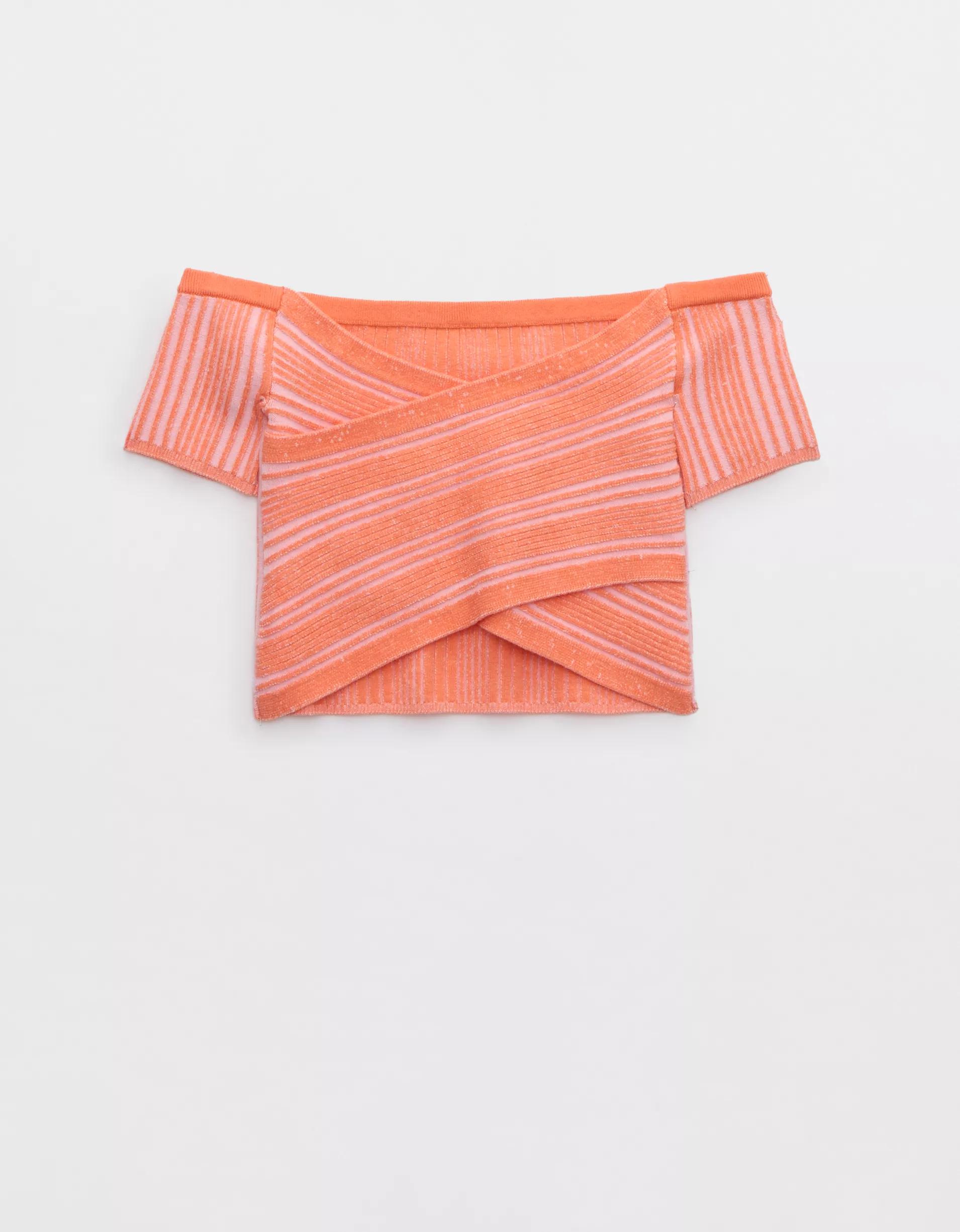 Aerie Reversible Sweater Cropped Top Product Image