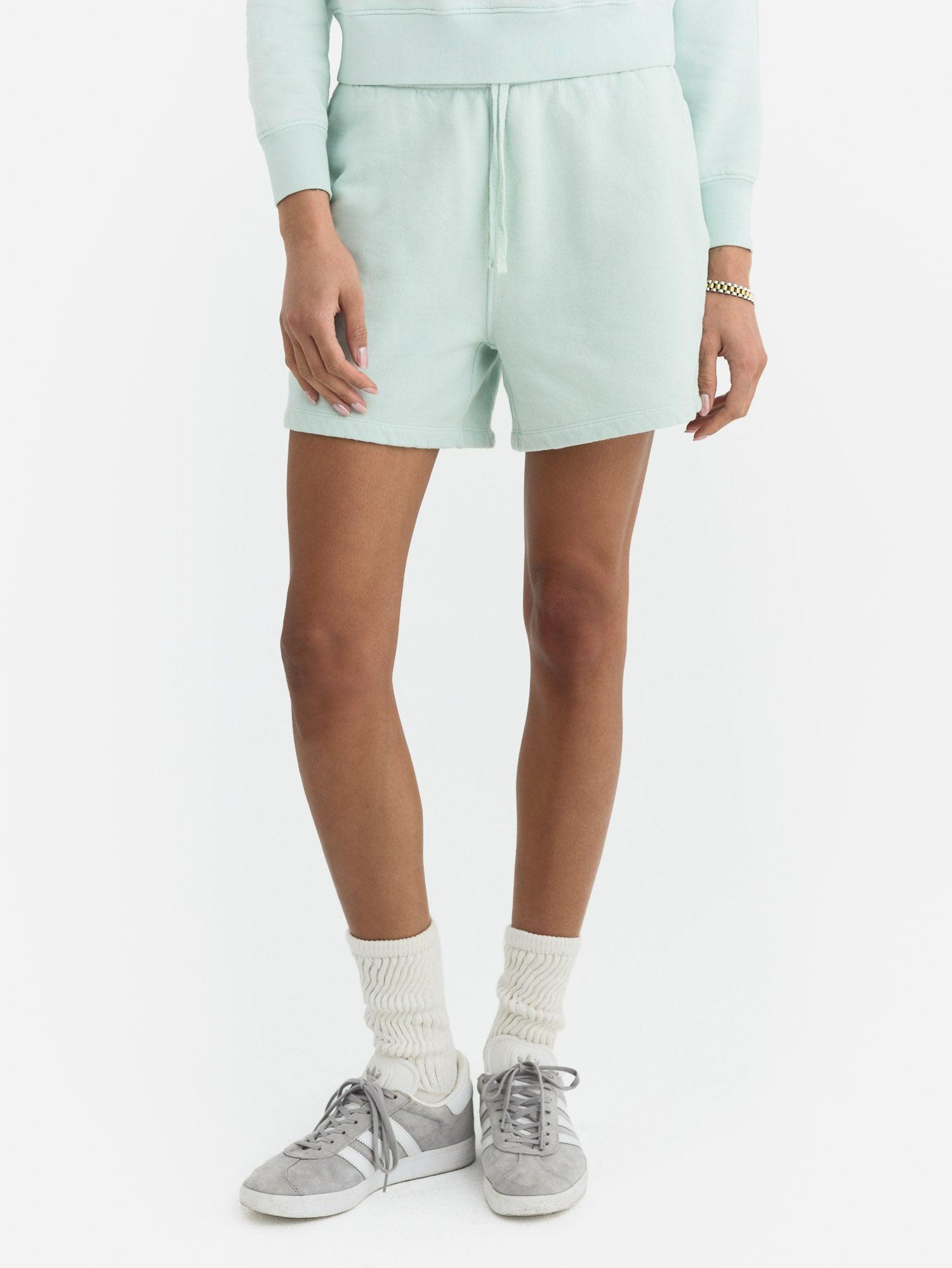 Organic Fleece Shrunken Crew Neck Sweatshirt Female Product Image