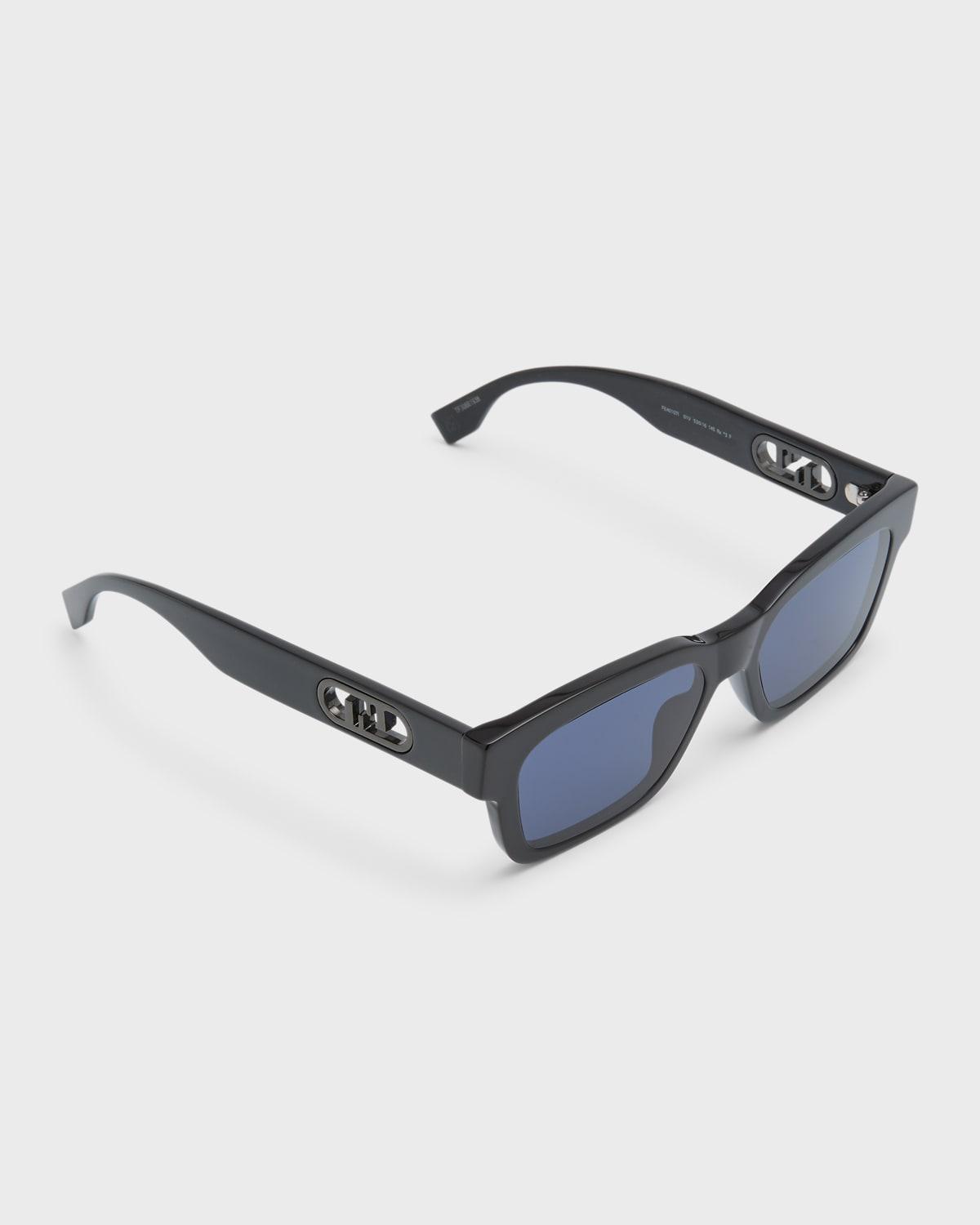 Mens OLock Acetate Rectangle Sunglasses Product Image