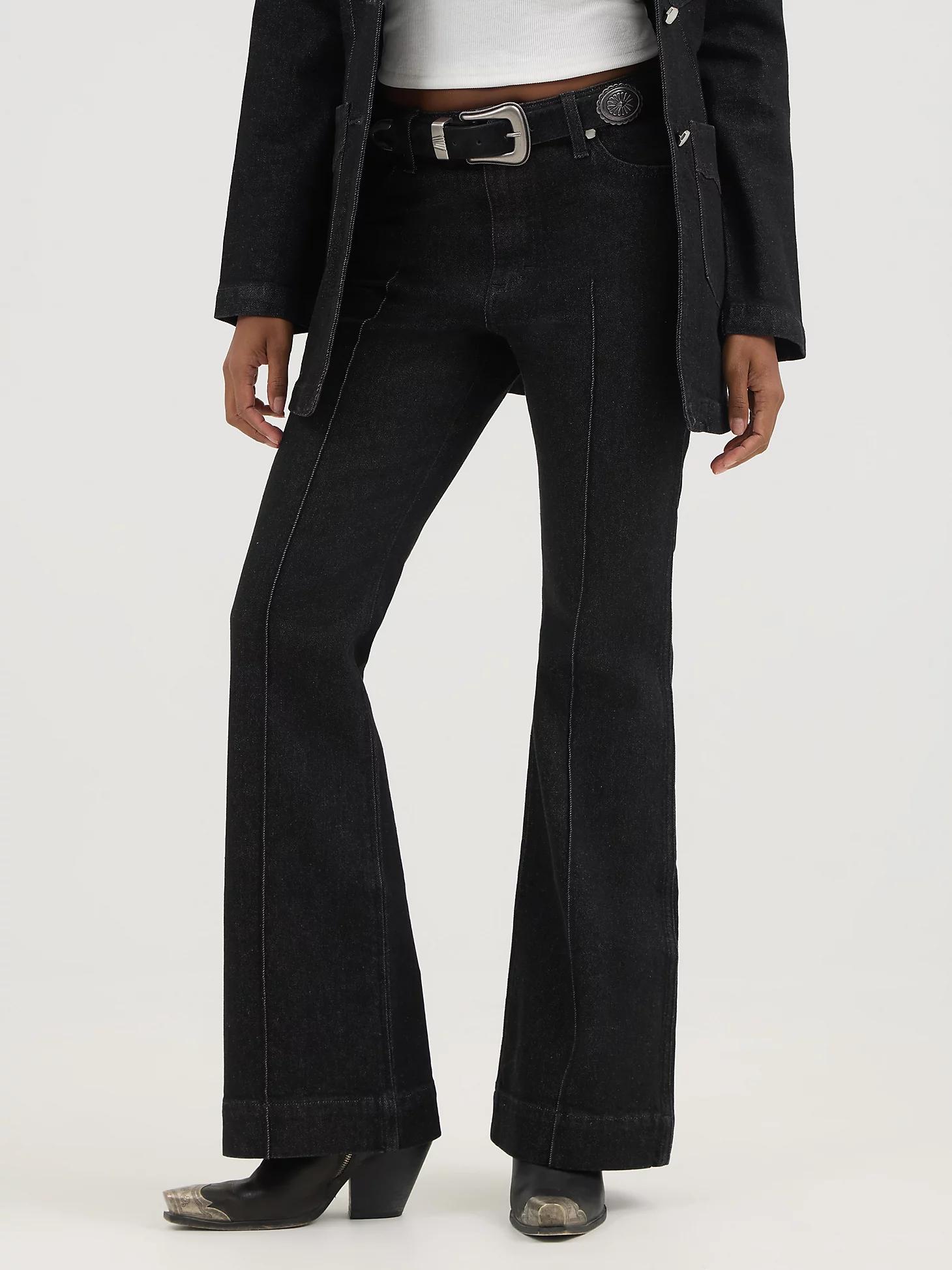 Wrangler® x Yellow Rose by Kendra Scott High Rise Trouser | Women's JEANS | Wrangler® Product Image