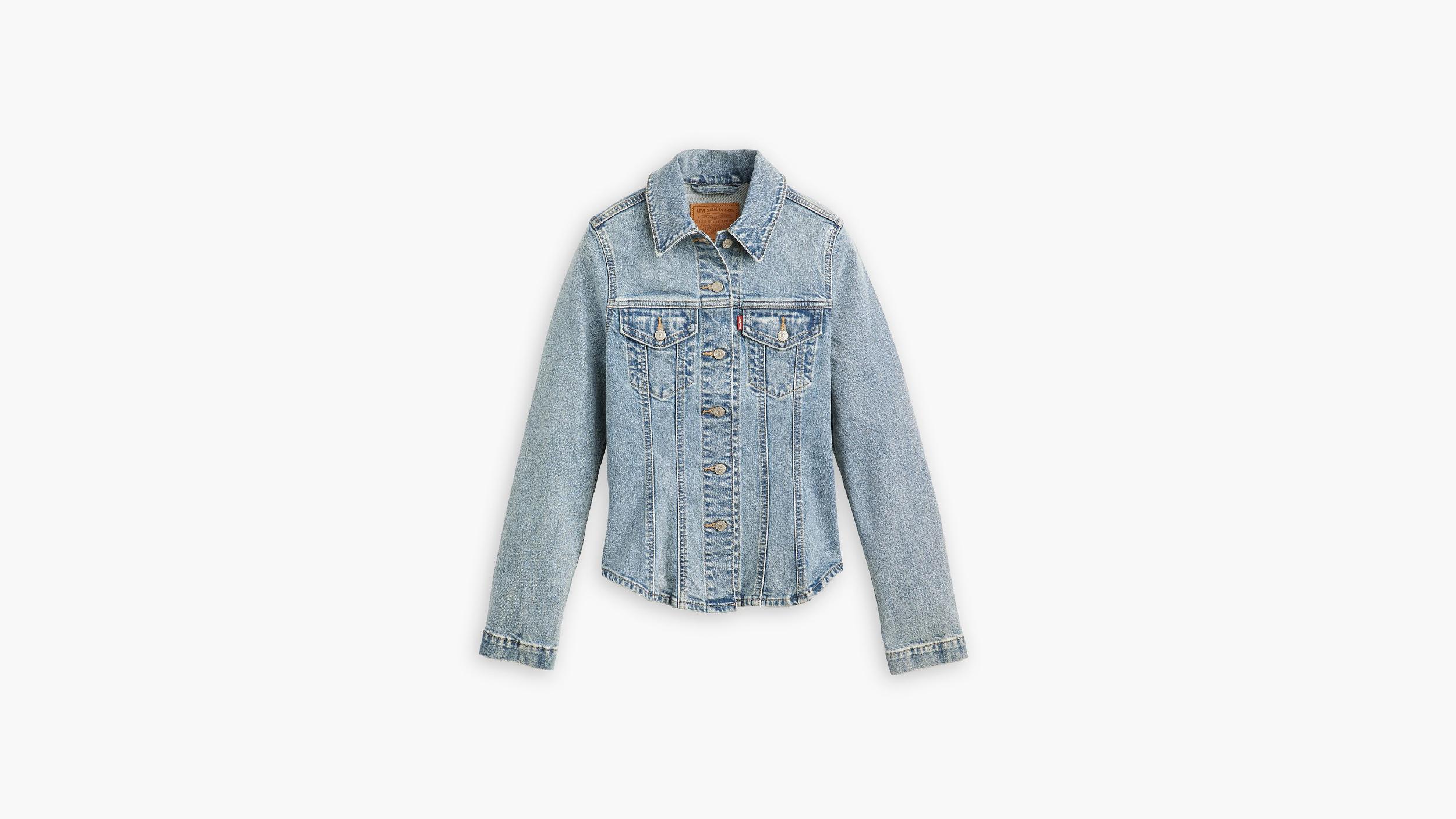 Slim Tailored Trucker Jacket Product Image