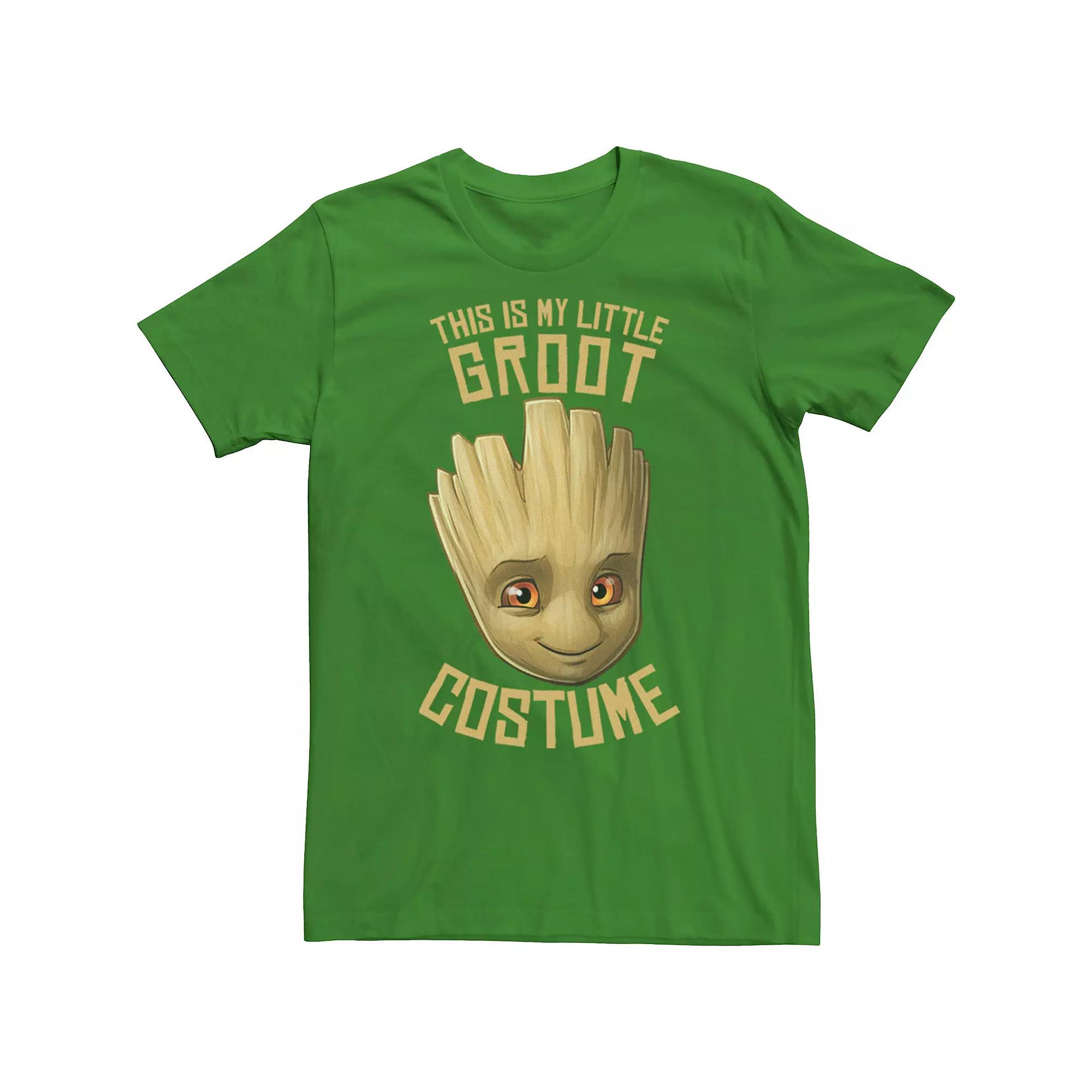 Men's Marvel This Is My Little Groot Costume Halloween Tee,  Product Image
