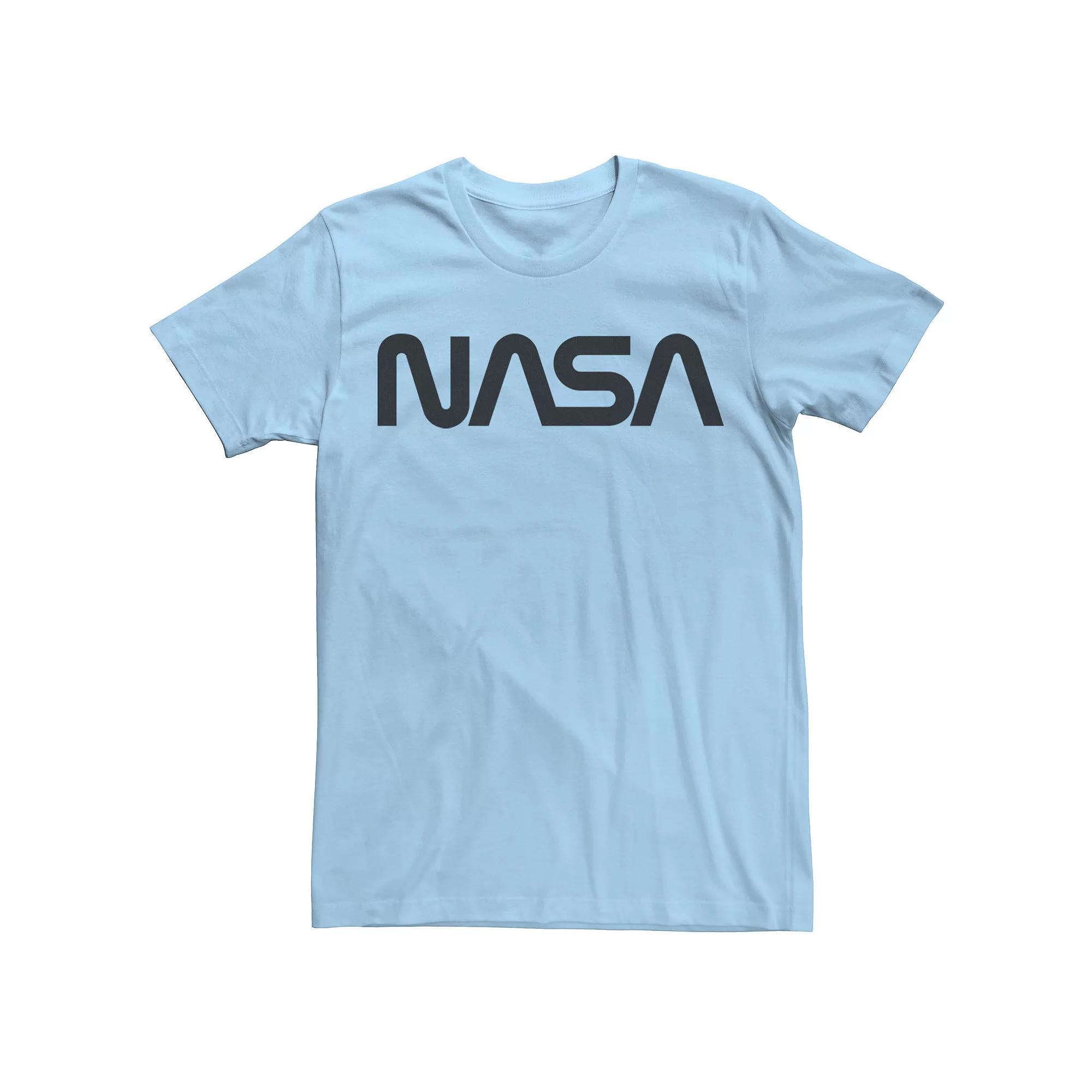 Men's NASA Simple Text Logo Graphic Tee,  Product Image