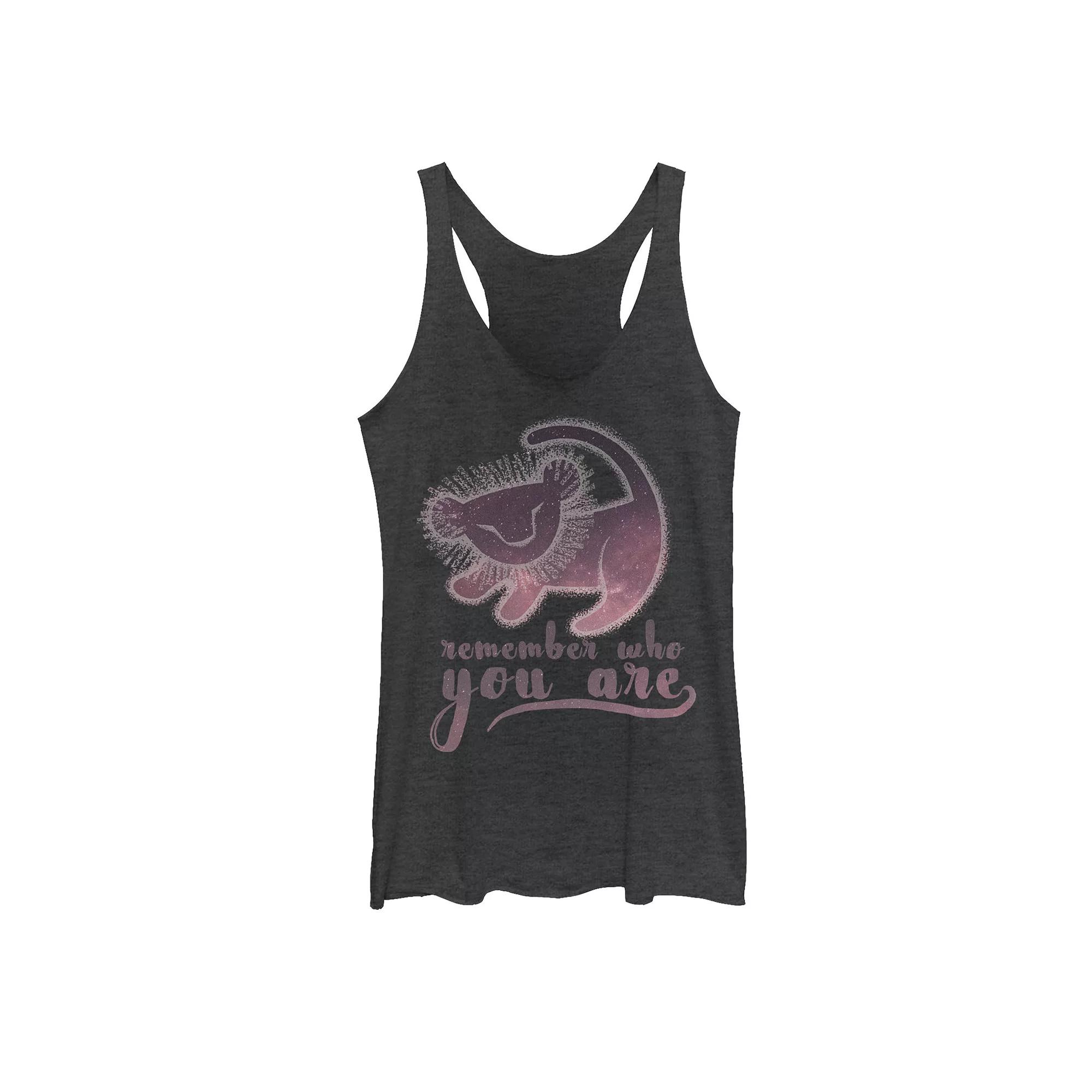 Juniors' Disney's The Lion King Simba "Remember Who You Are" Painting Tank Top, Girl's,  Product Image