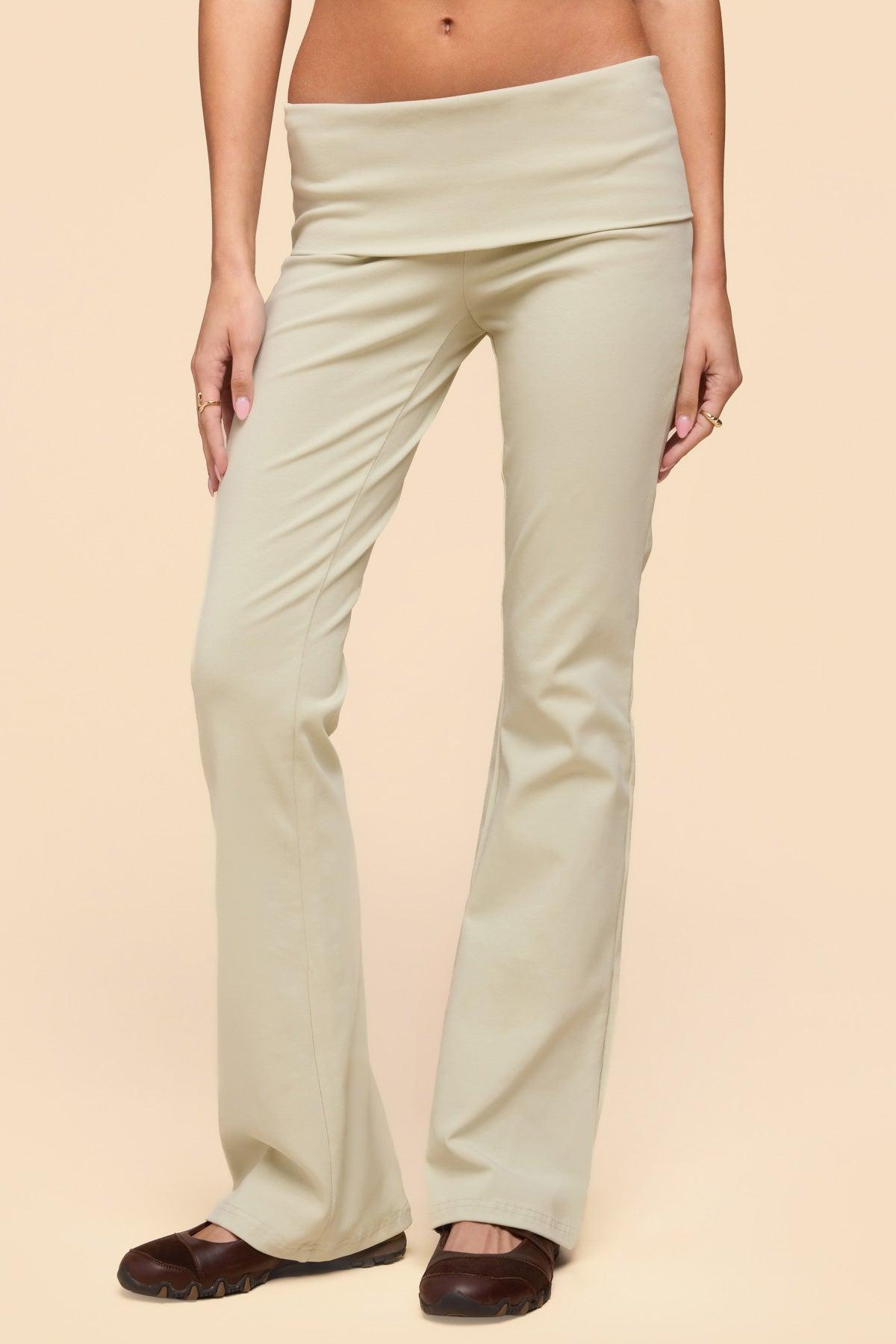 Ivanne Foldover Flared Pants Product Image