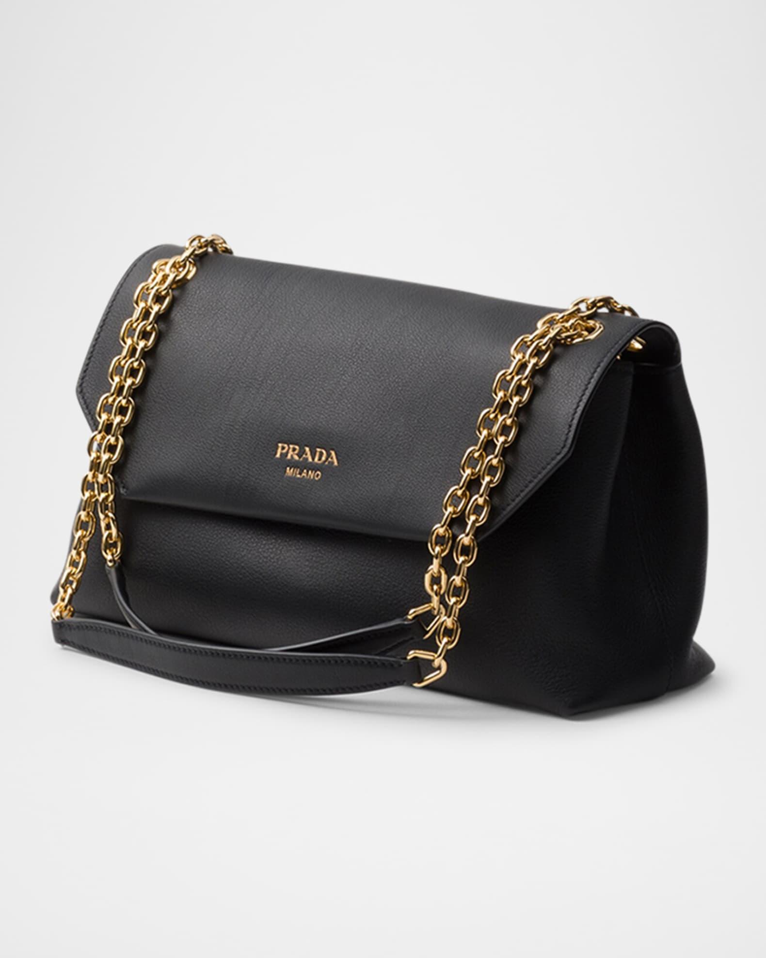 Doux Medium Chain Leather Shoulder Bag Product Image
