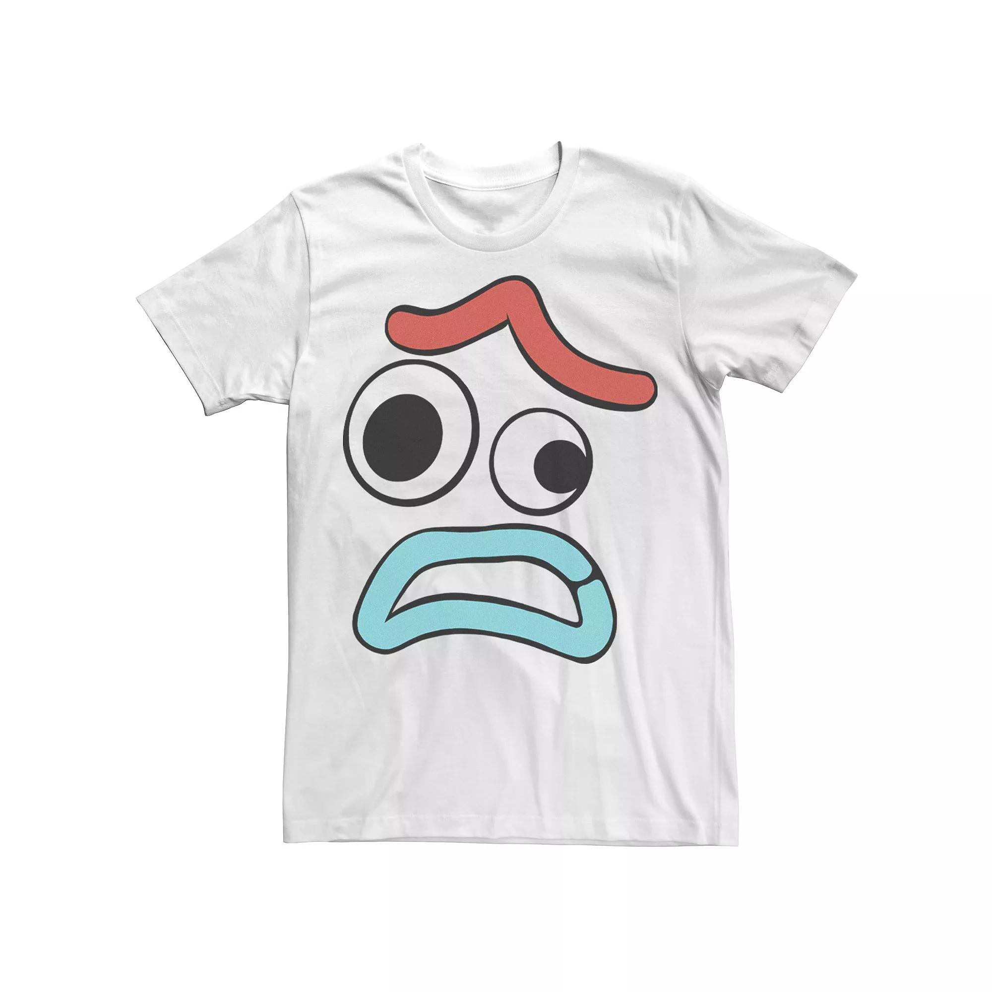 Disney / Pixar's Toy Story 4 Forky Men's Large Upset Face Tee, Size: Medium, White Product Image