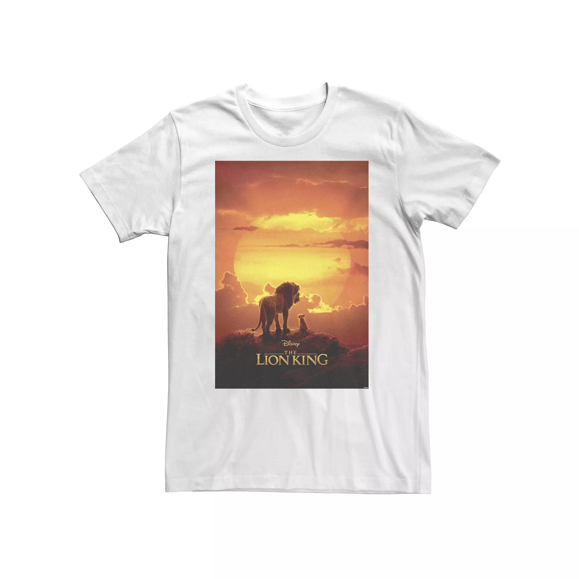 Big & Tall Disney The Lion King Pride Rock Live Action Movie Poster Tee, Men's,  Product Image