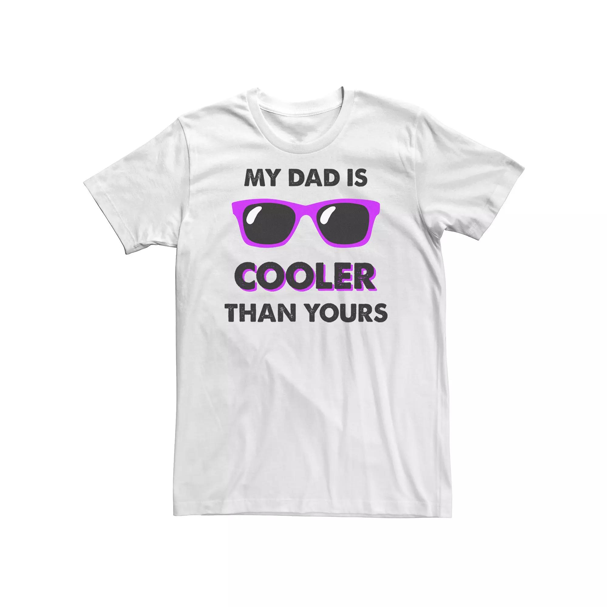 Big & Tall "My Dad is COOLER Than Yours" Father's Day Tee, Men's,  Product Image