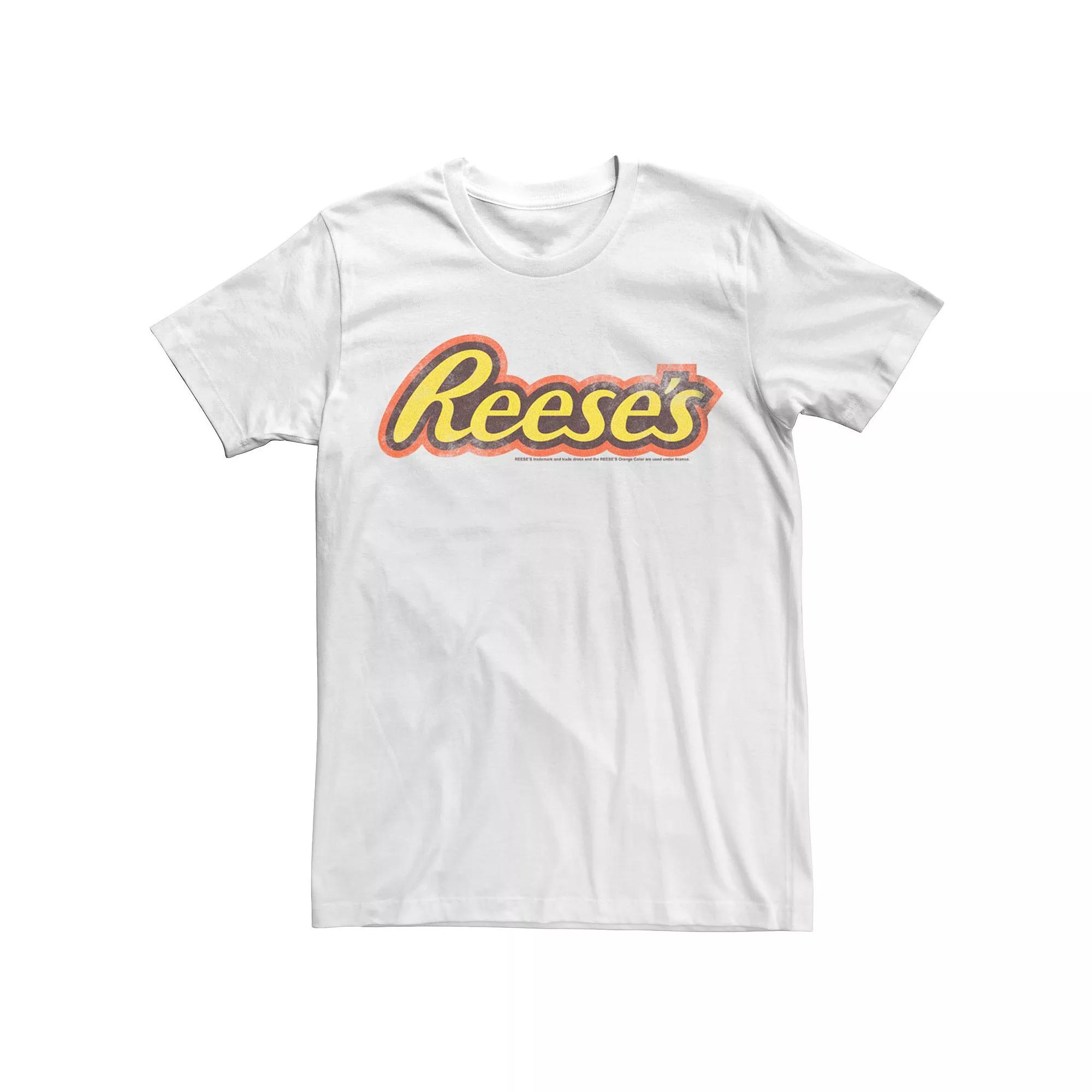 Men's Reese's Milk Chocolate Vintage Logo Tee, Size: Medium, White Product Image