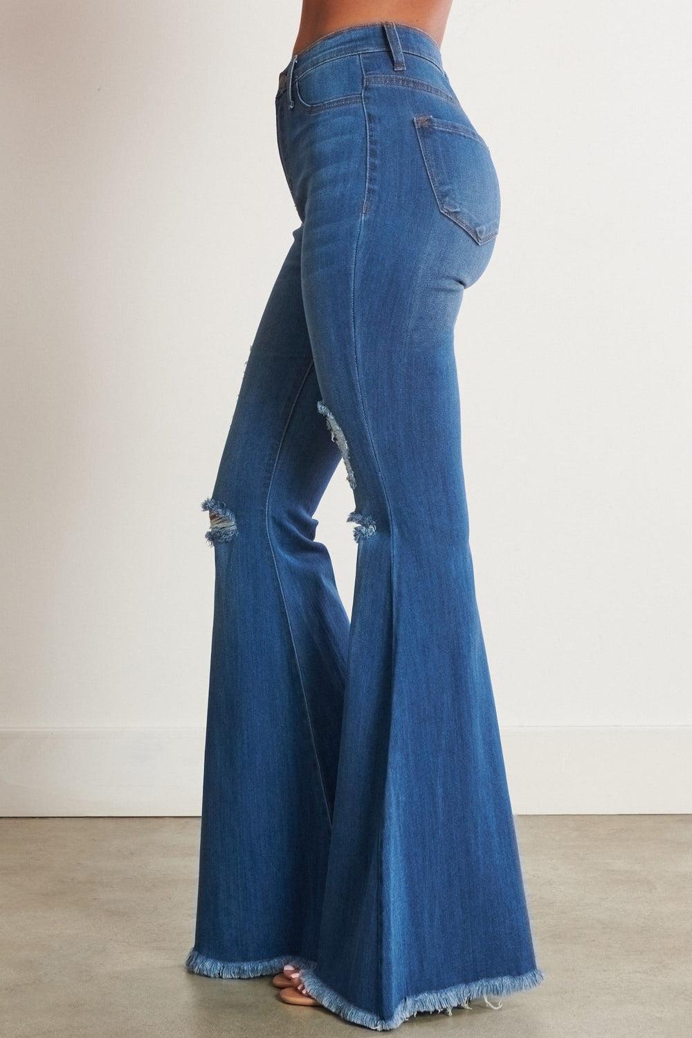 The Lainey Concert Bell Bottom Jeans Product Image