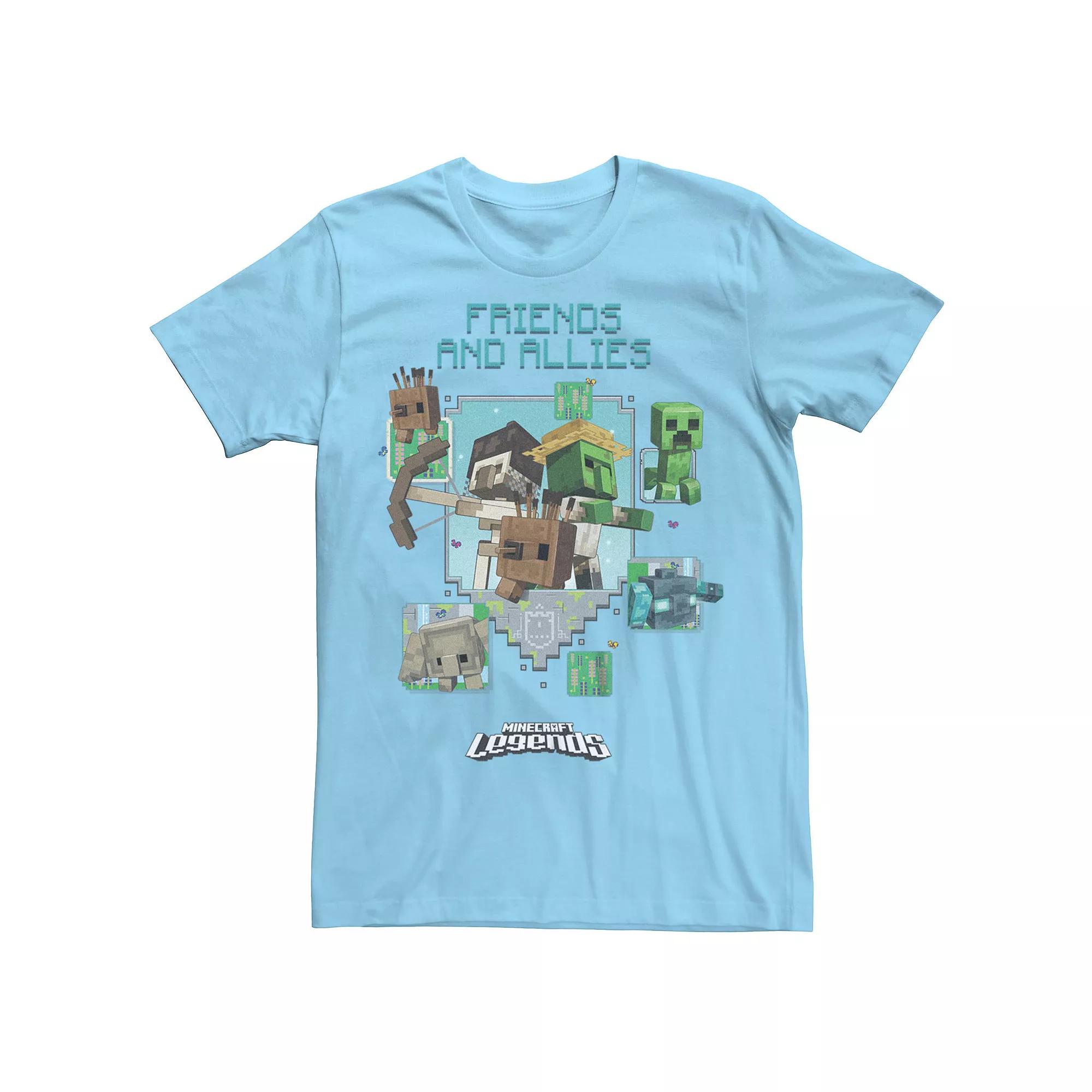 Men's Minecraft Legends Friends And Allies Graphic Tee,  Product Image