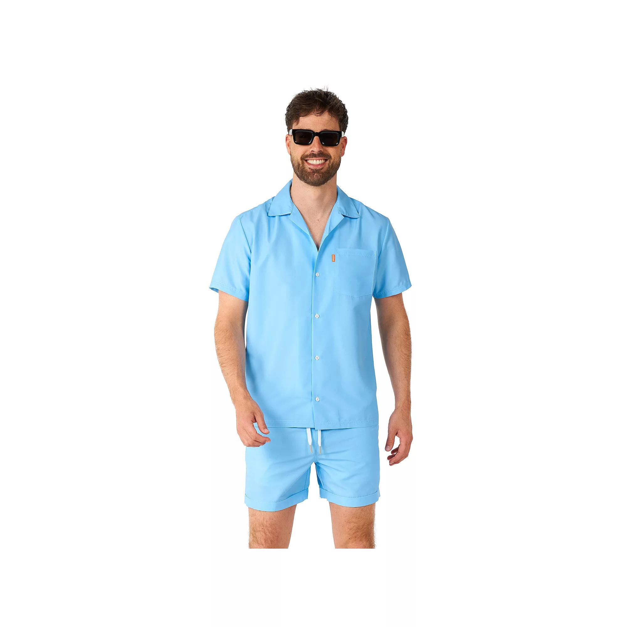 Men's OppoSuits Cool Summer Short Sleeve Button Down Shirt & Shorts Set, Boy's,  Product Image