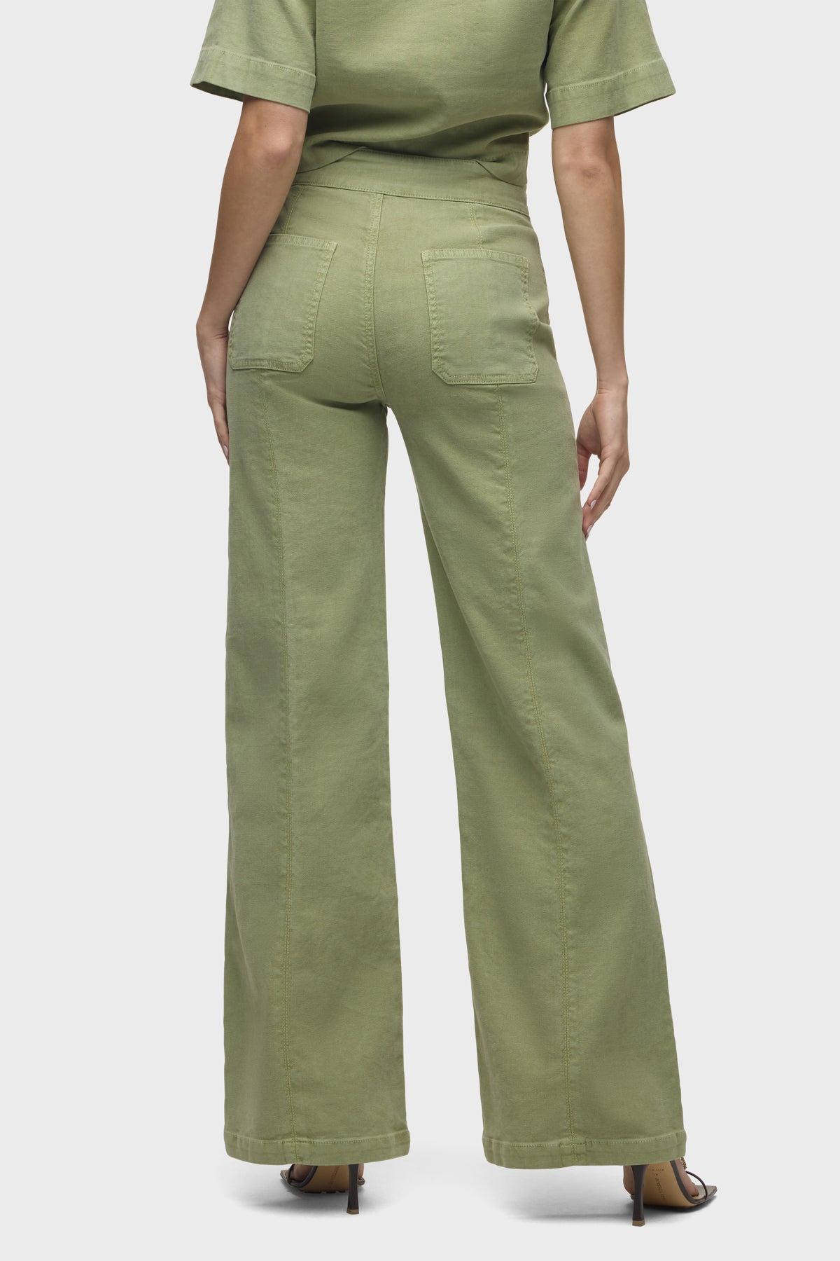 Tie Waist Pintucked Trouser Pant Female Product Image