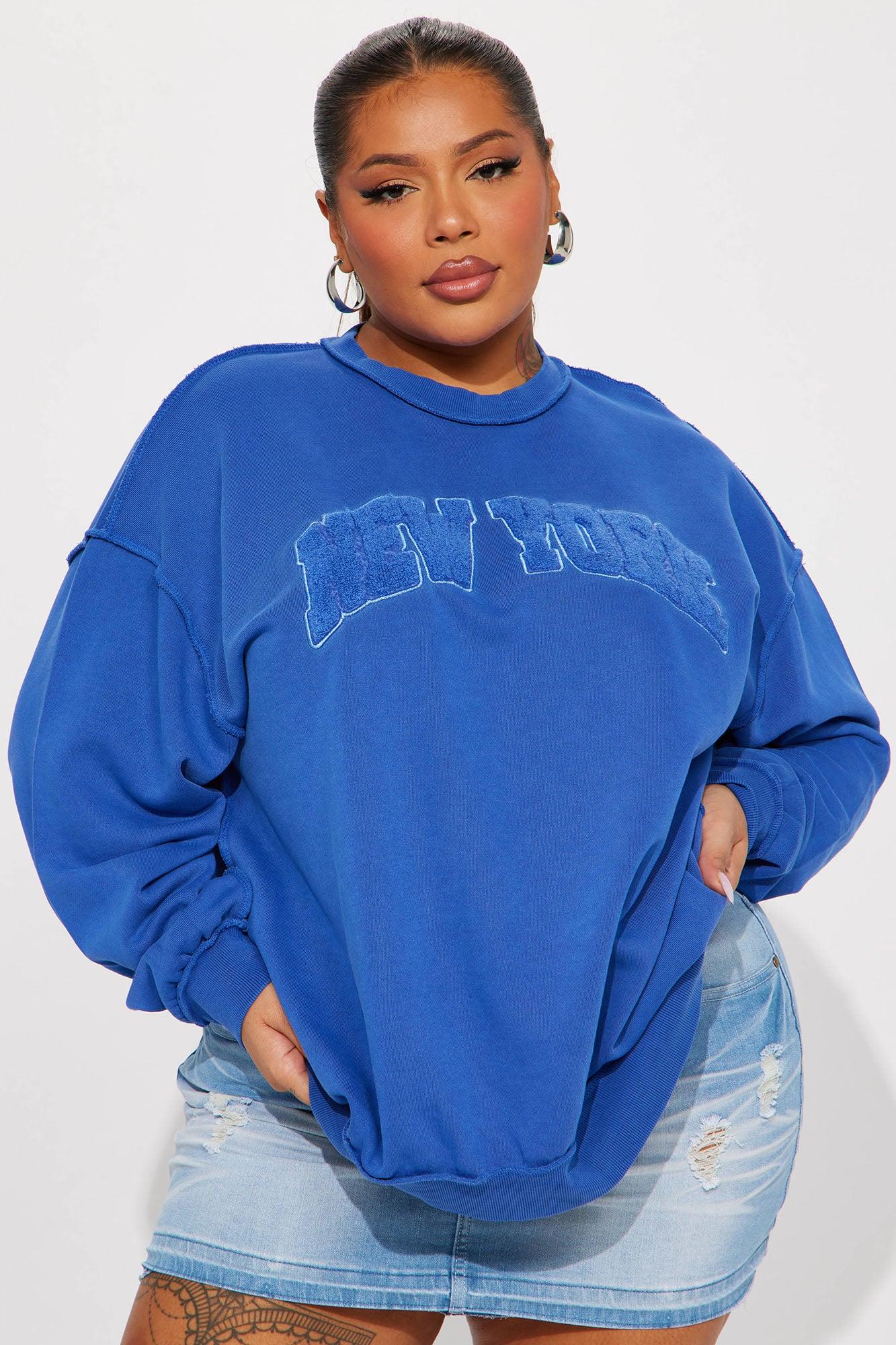 New York Washed Sweatshirt - Royal Product Image