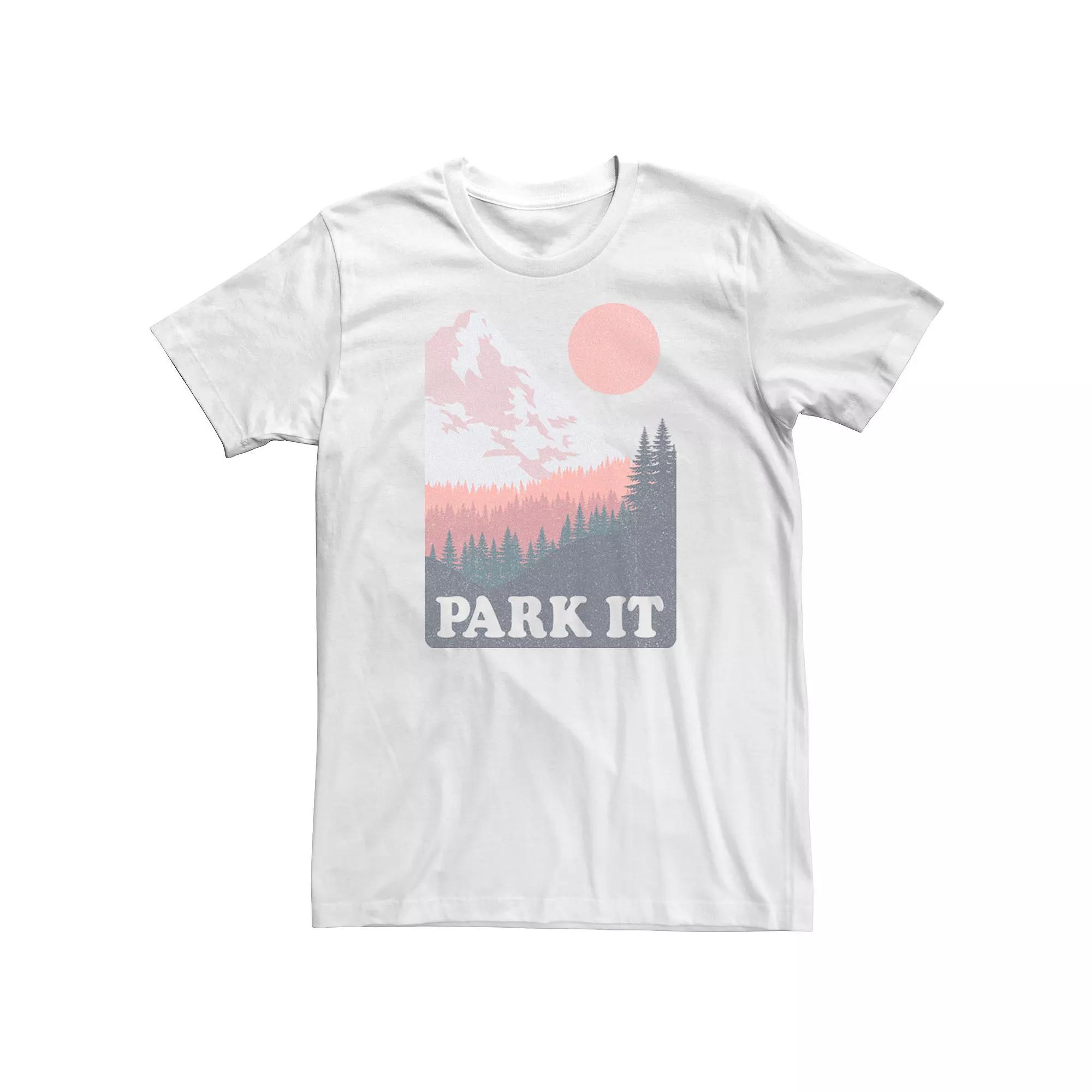 Big & Tall Park It Mountain and Forest Landscape Graphic Tee, Men's,  Product Image