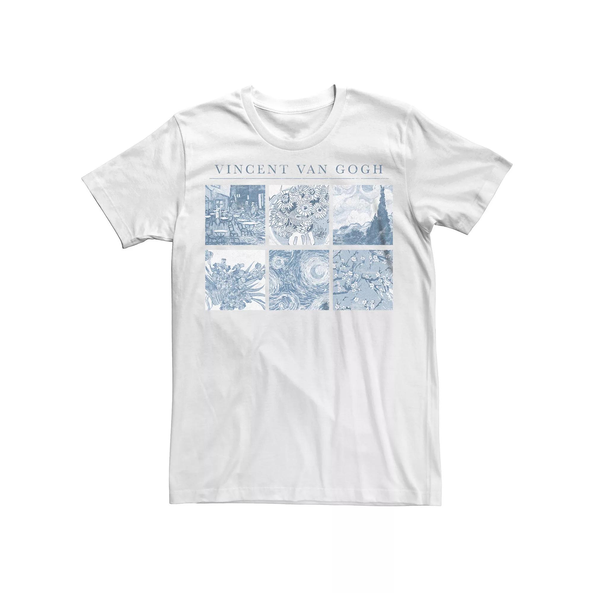 Men's Vincent Van Gogh Blue Panels Tee,  Product Image