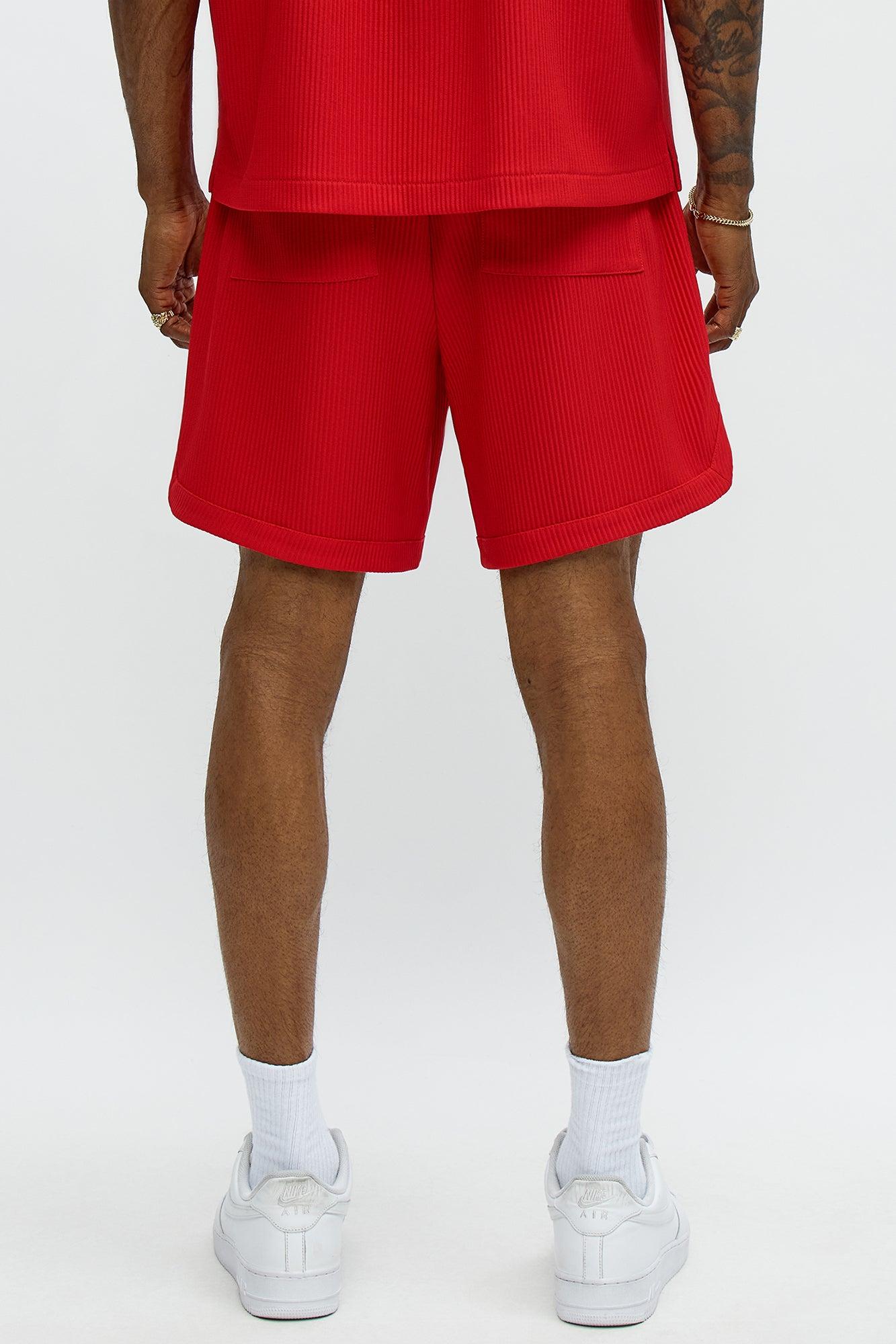 Show Up Basketball Short - Red Product Image