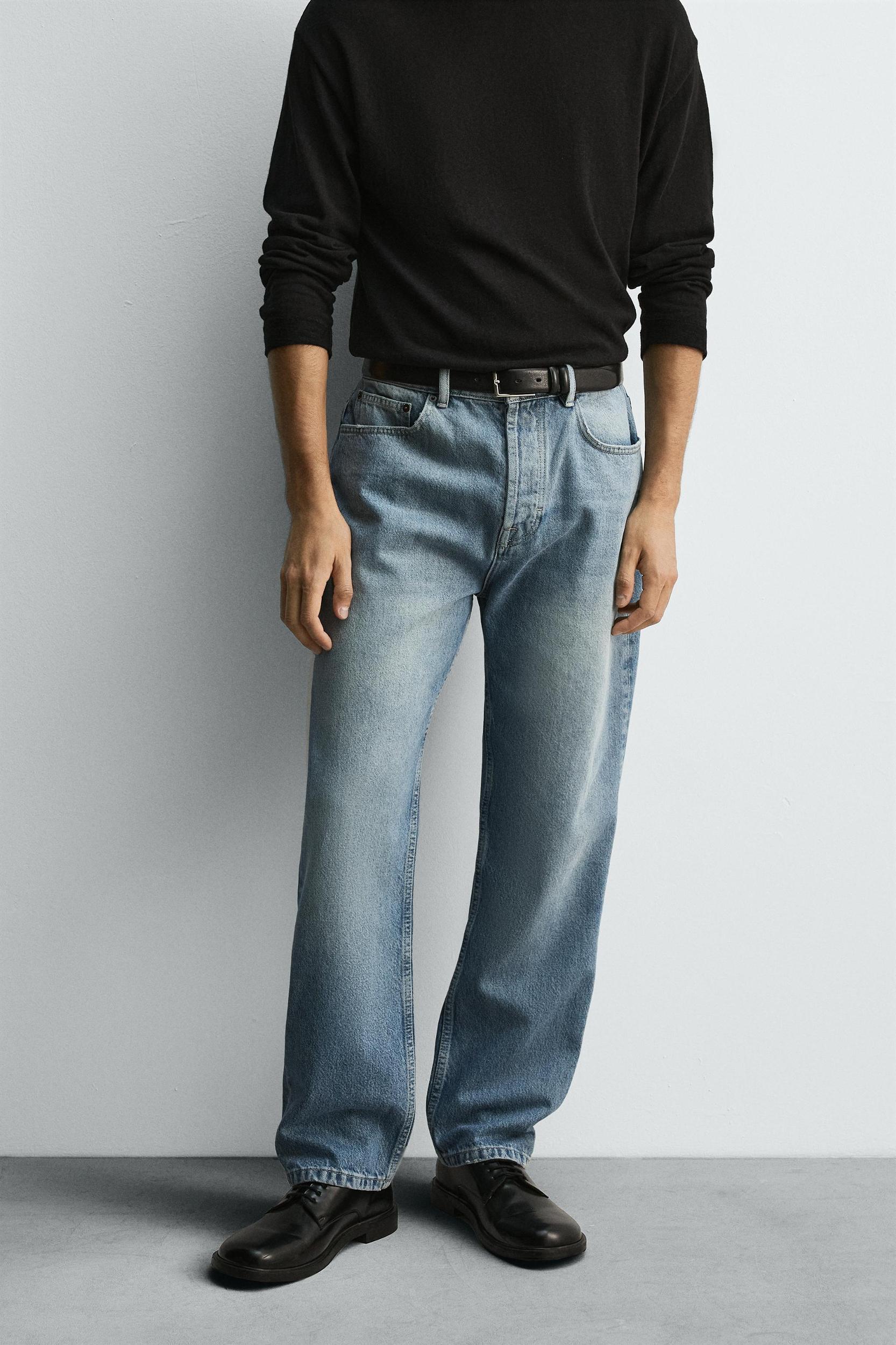 STRAIGHT ANKLE FIT JEANS Product Image