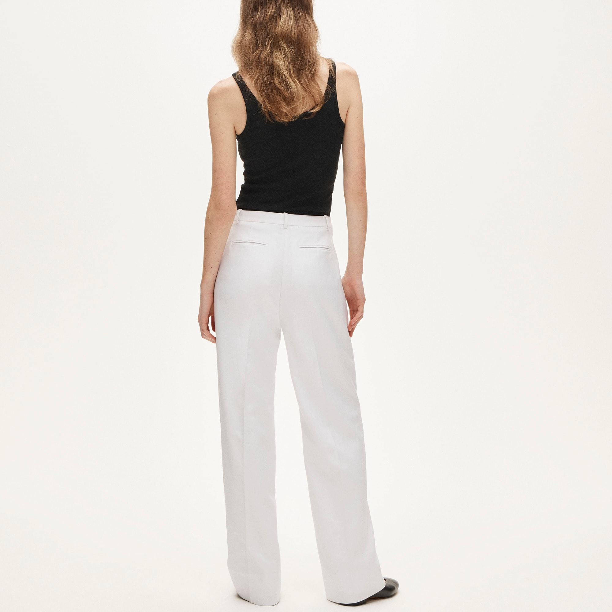 Essential wide-leg pant in Gramercy linen blend Product Image
