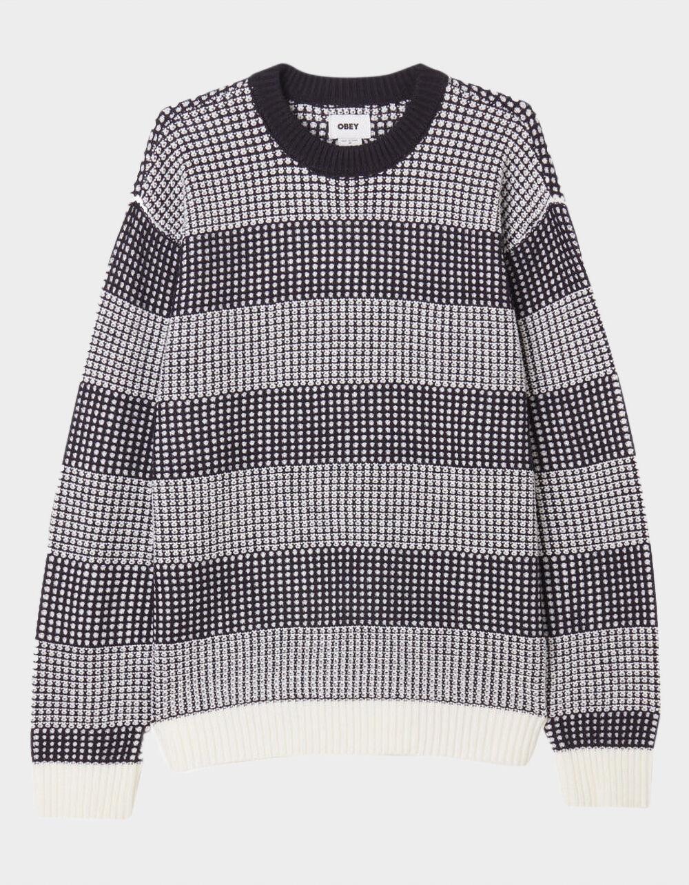 OBEY Jason Mens Crewneck Sweater - NAVY Product Image