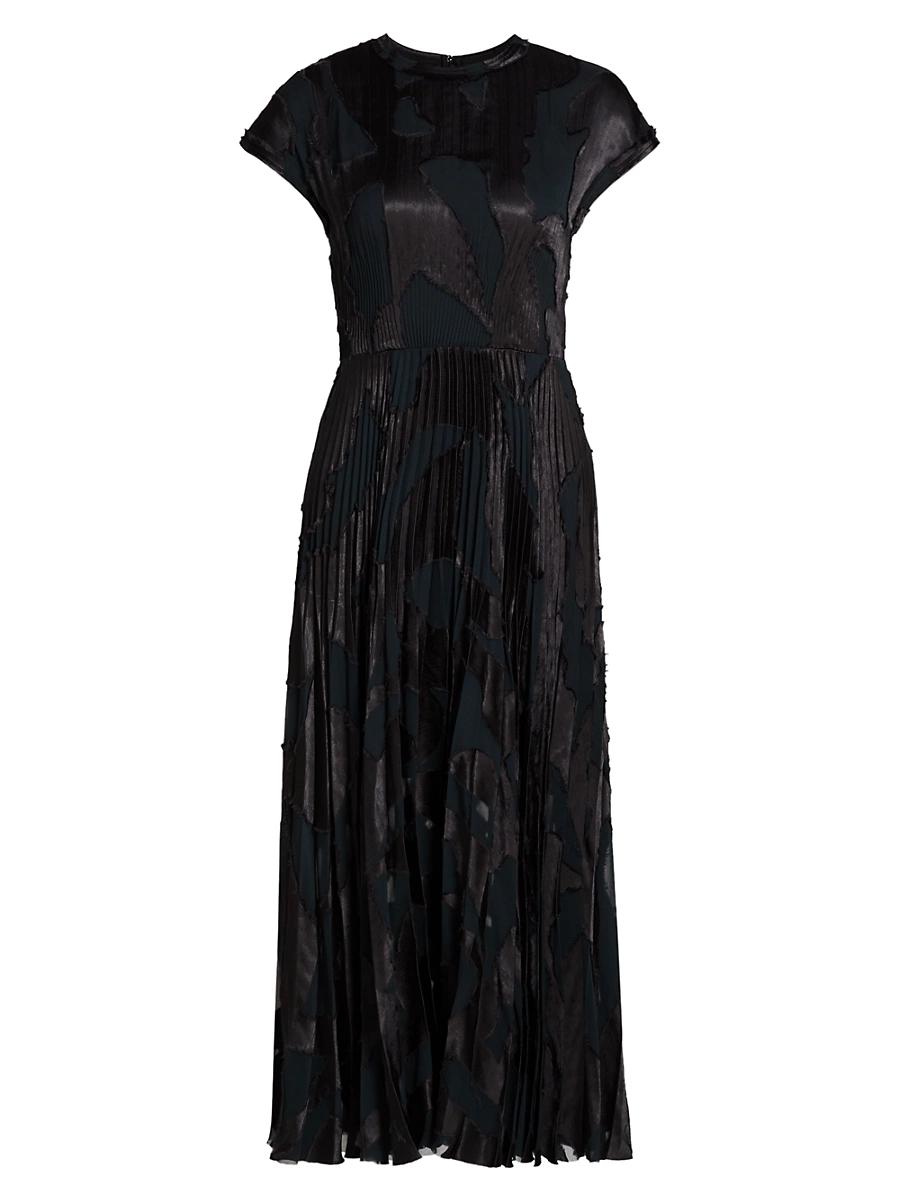 Womens Abstract Fil Coupe Fit-&-Flare Midi-Dress Product Image