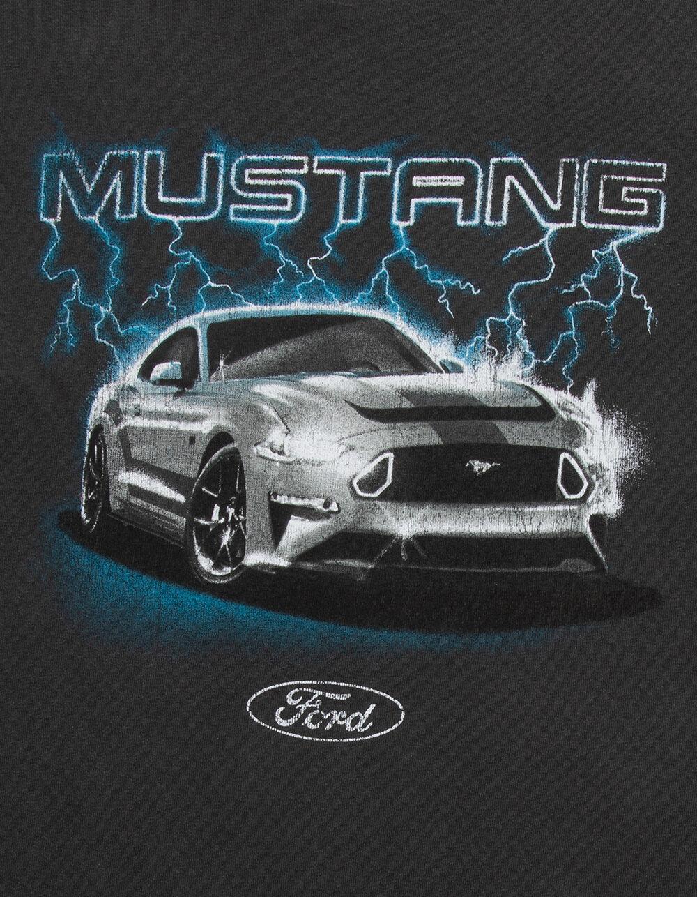 FORD Mustang Lightning Speed Mens Muscle Tee - BLACK Product Image
