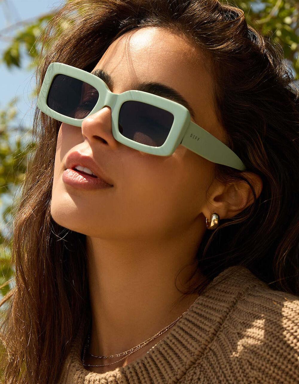 DIFF EYEWEAR Indy Polarized Sunglasses - TEAL BLUE Product Image