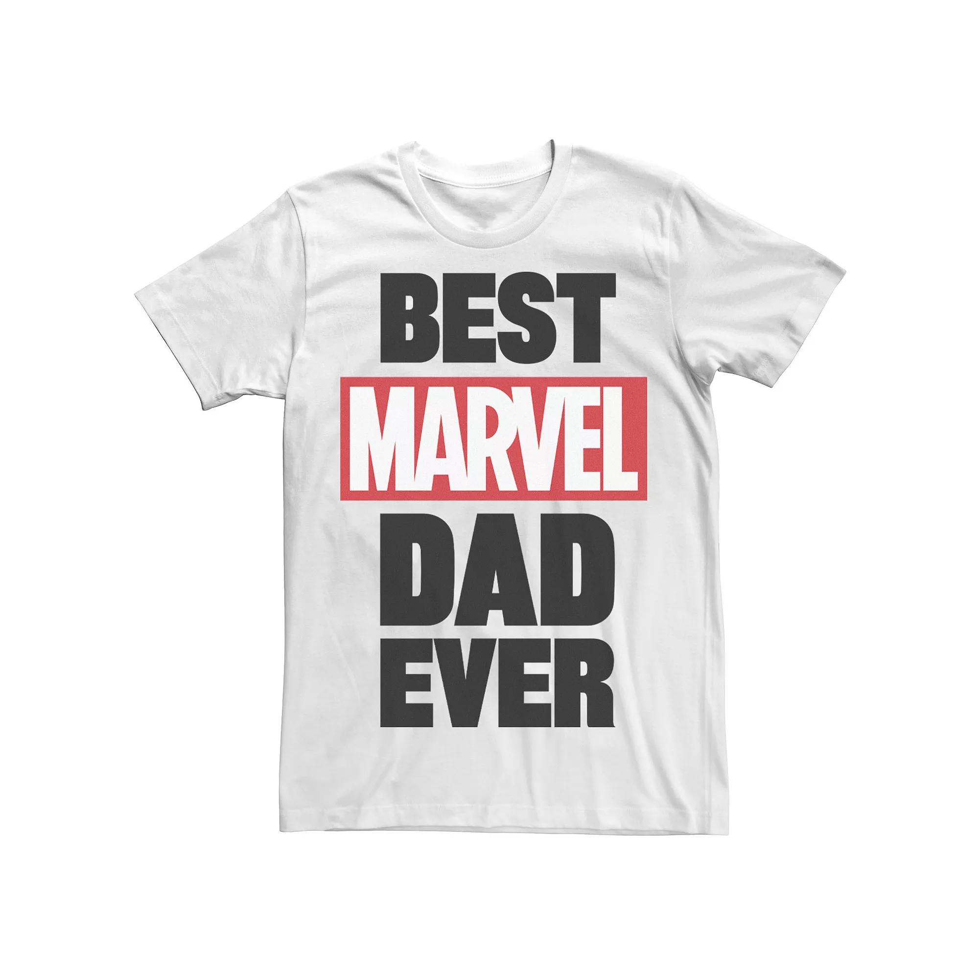 Men's Marvel Best Marvel Dad Graphic Tee,  Product Image