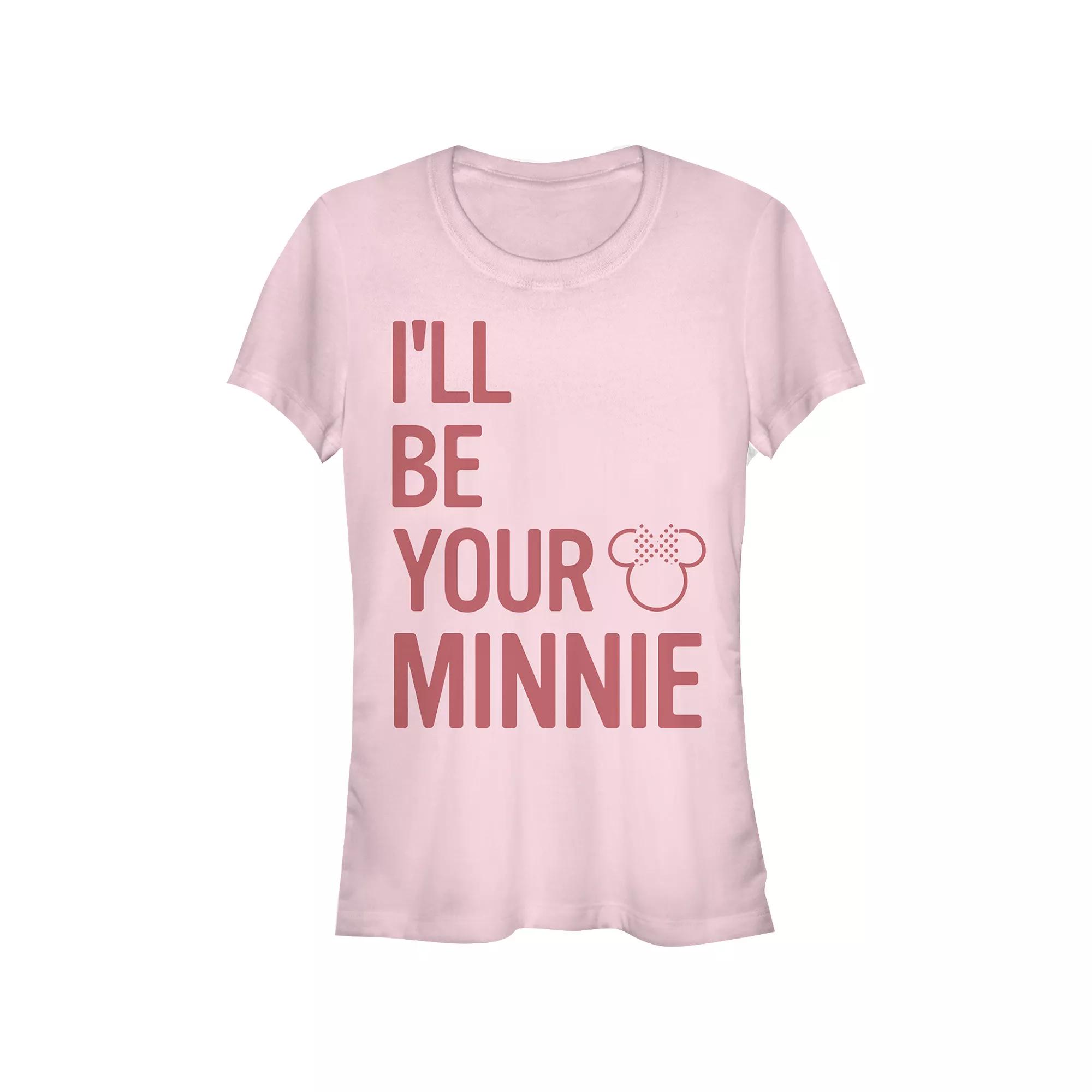 Disney's Minnie Mouse I'll Be Your Minnie Juniors' Graphic Tee, Women's,  Product Image