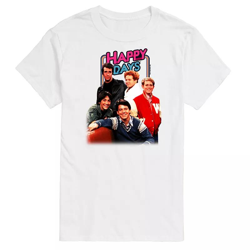 Big & Tall Happy Days Graphic Tee, Men's,  Product Image