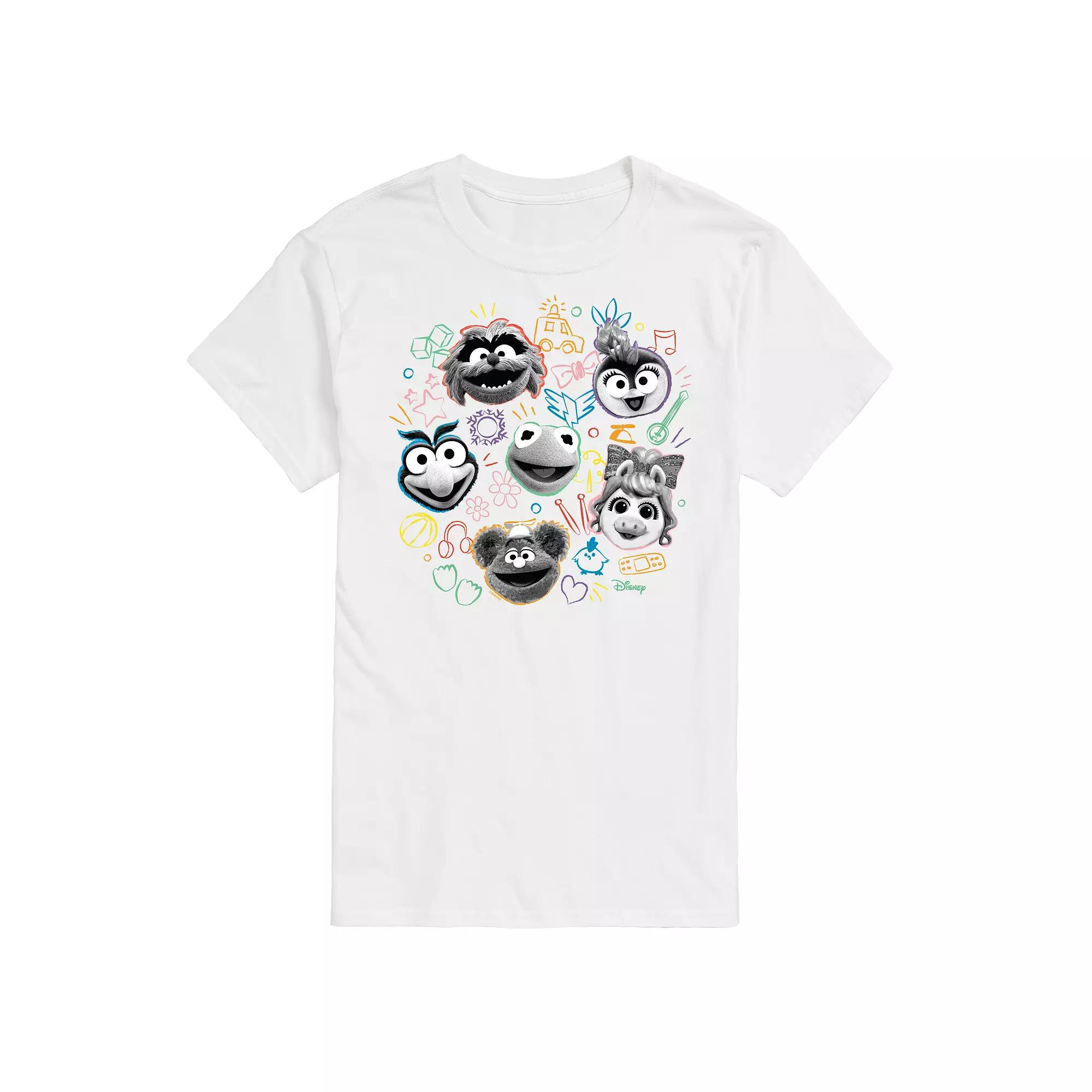 Disney's Muppet Babies Big & Tall Faces Graphic Tee, Men's,  Product Image