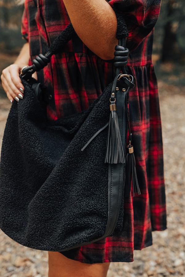 The Raleigh Sherpa Tote In Black Product Image