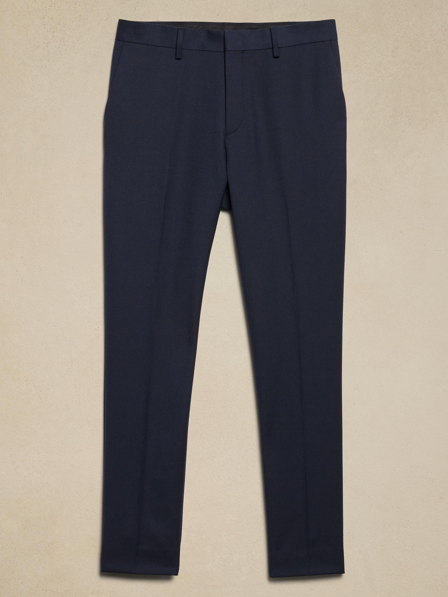 Tailored-Fit Luxe Wool-Blend Suit Trouser Product Image