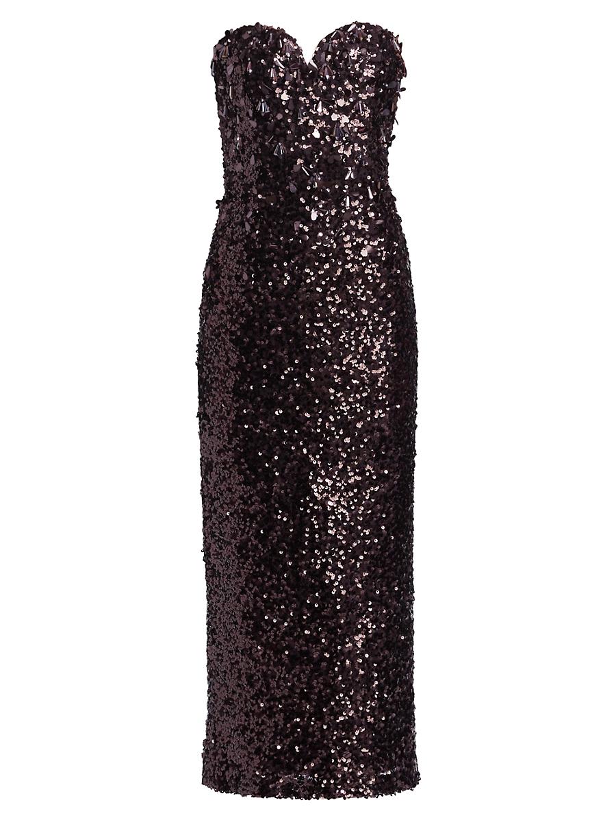Womens Babe Sequin Cocktail Dress Product Image