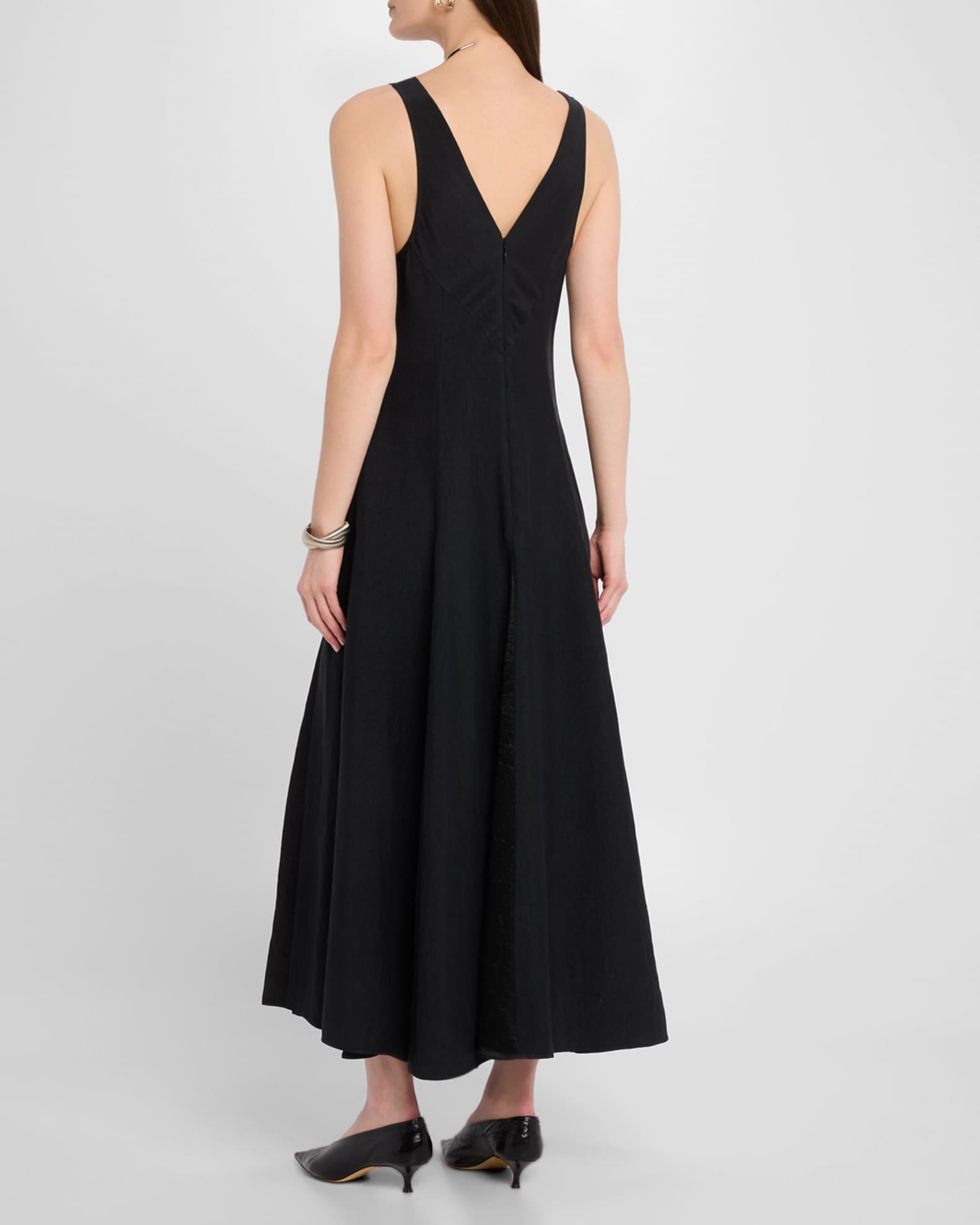 V-Neck Lace But Midi Dress Product Image